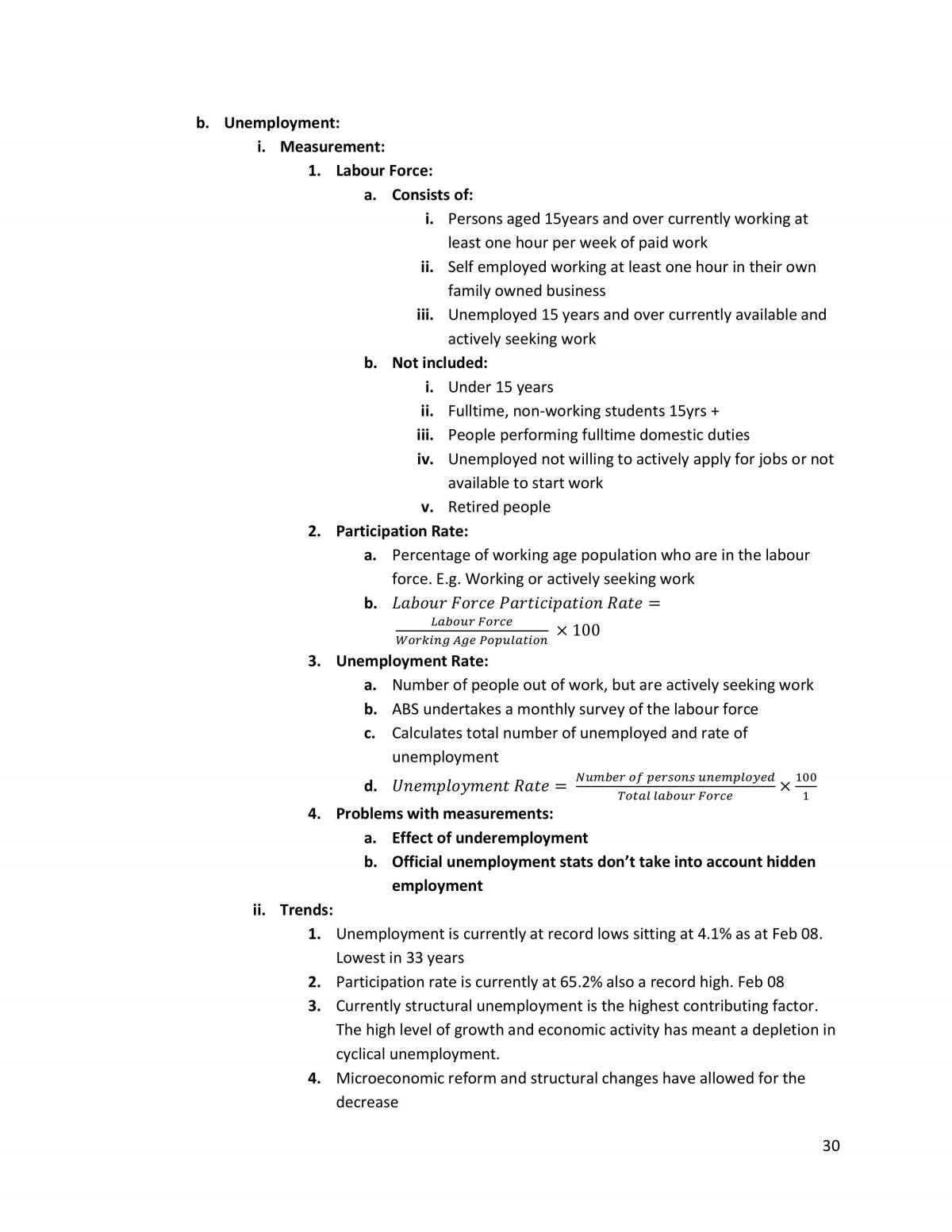 HSC Economics Study Notes - Page 30