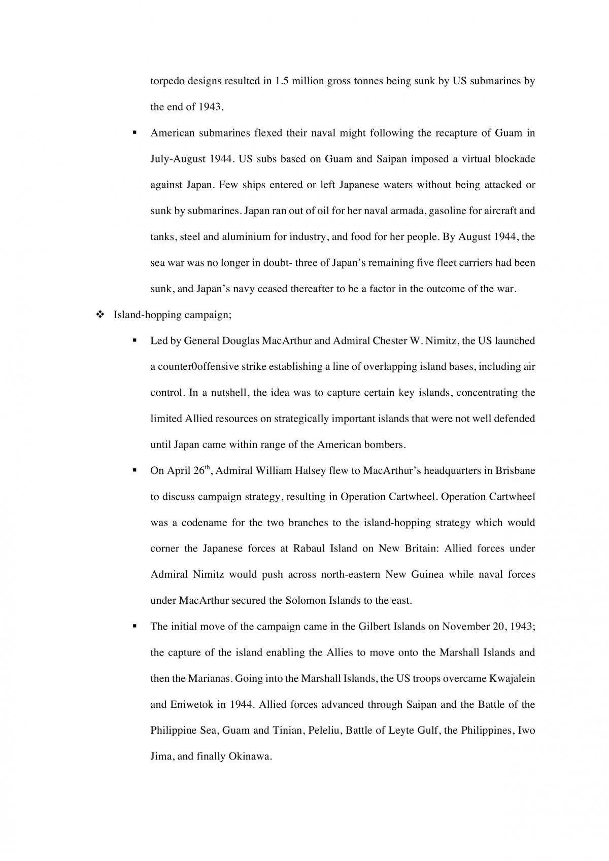 Conflict in the Pacific Notes - Page 15