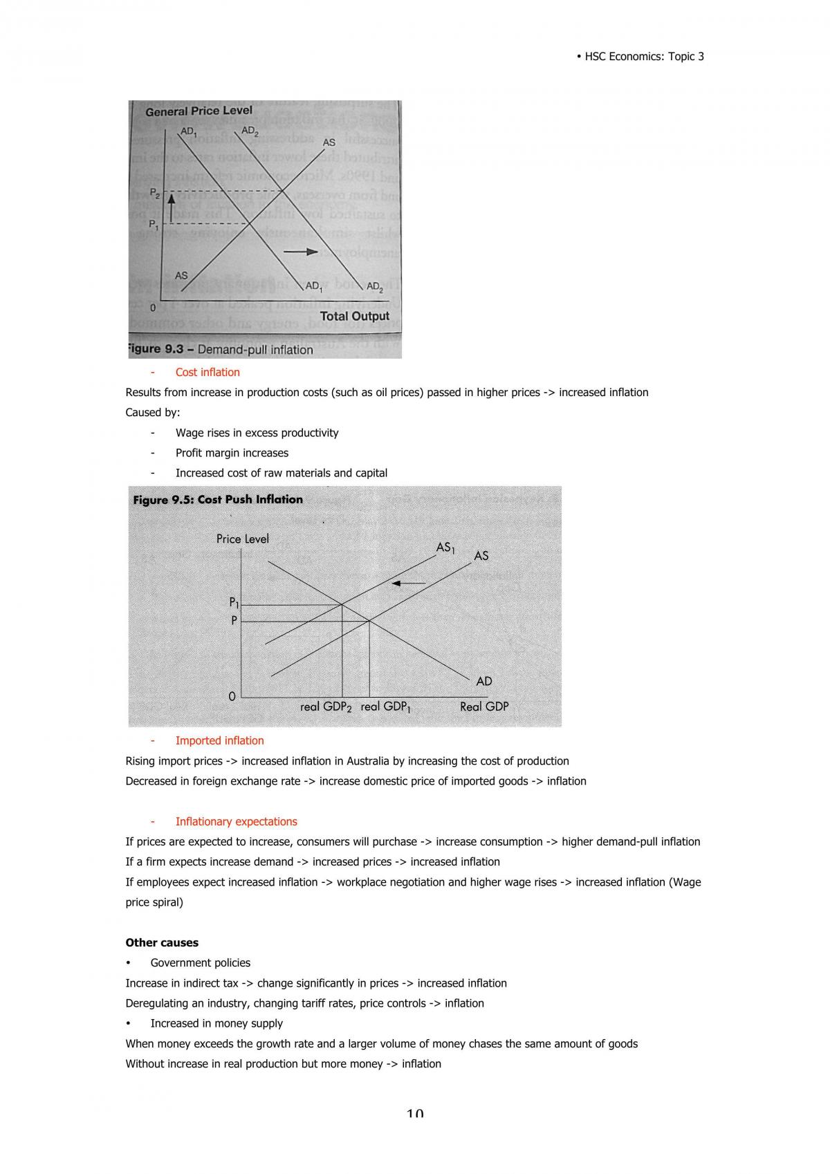 HSC Economic Issues Dot Points - Page 10