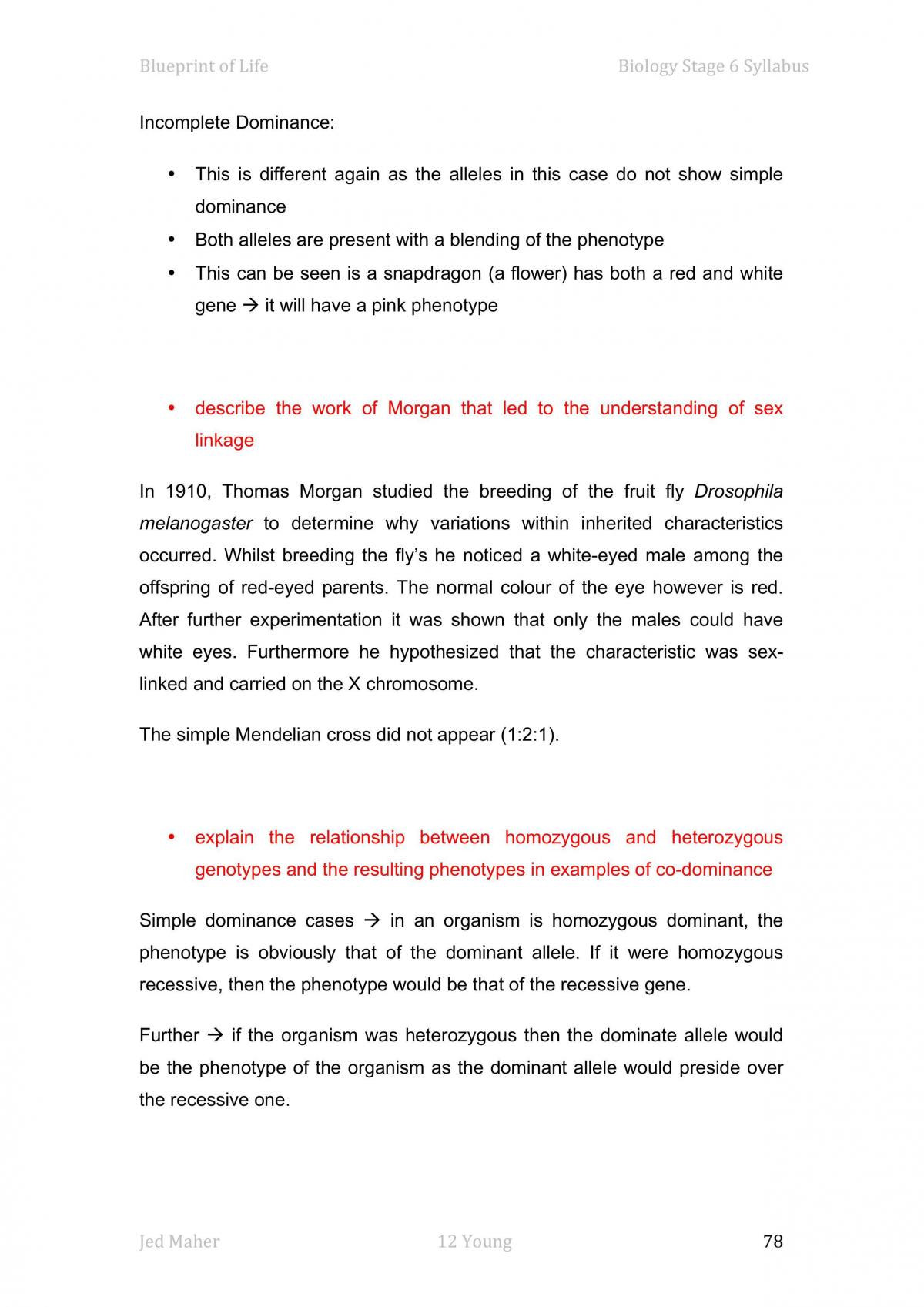 Comprehensive Blueprint of Life Notes - Page 27