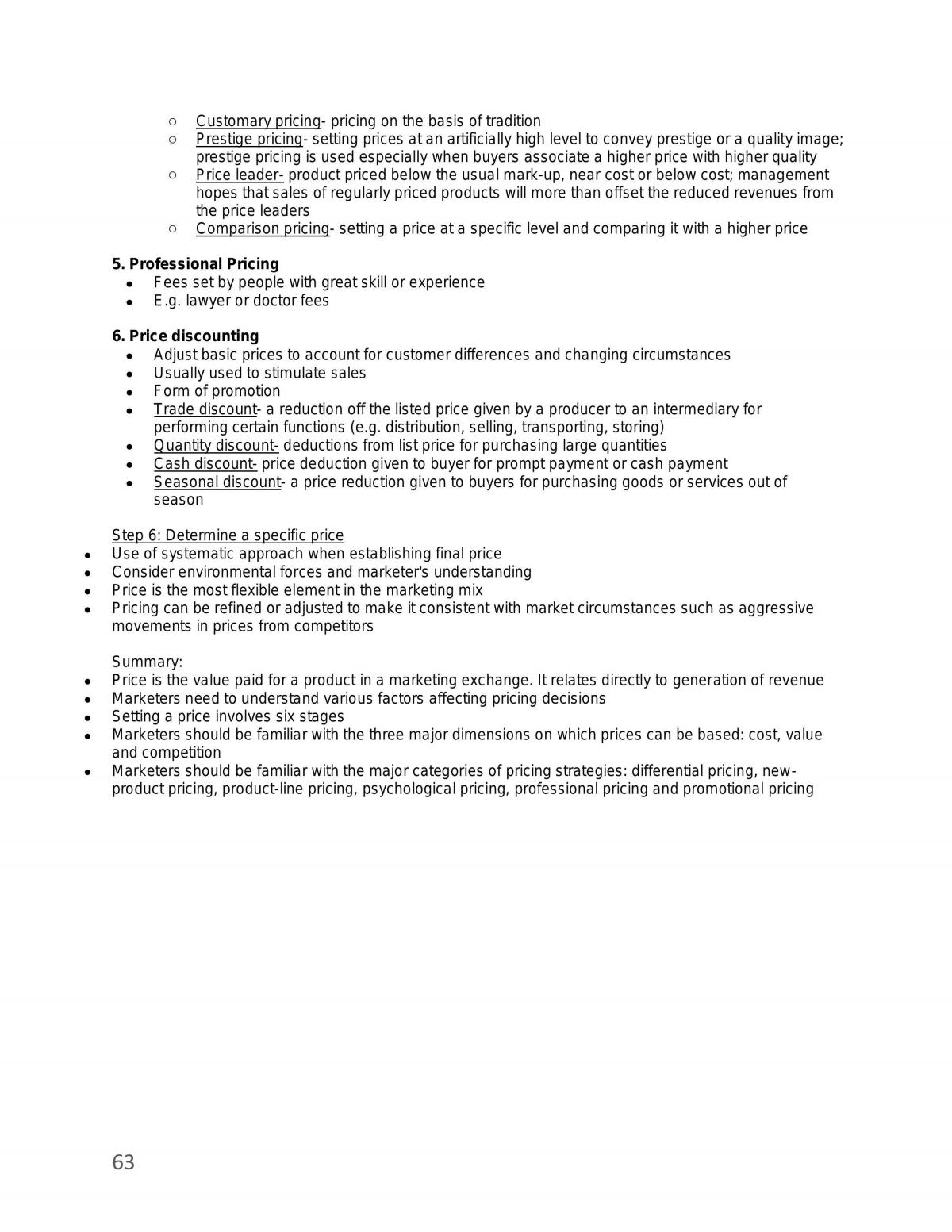 MKC1200 Comprehensive Topic Notes - Page 63