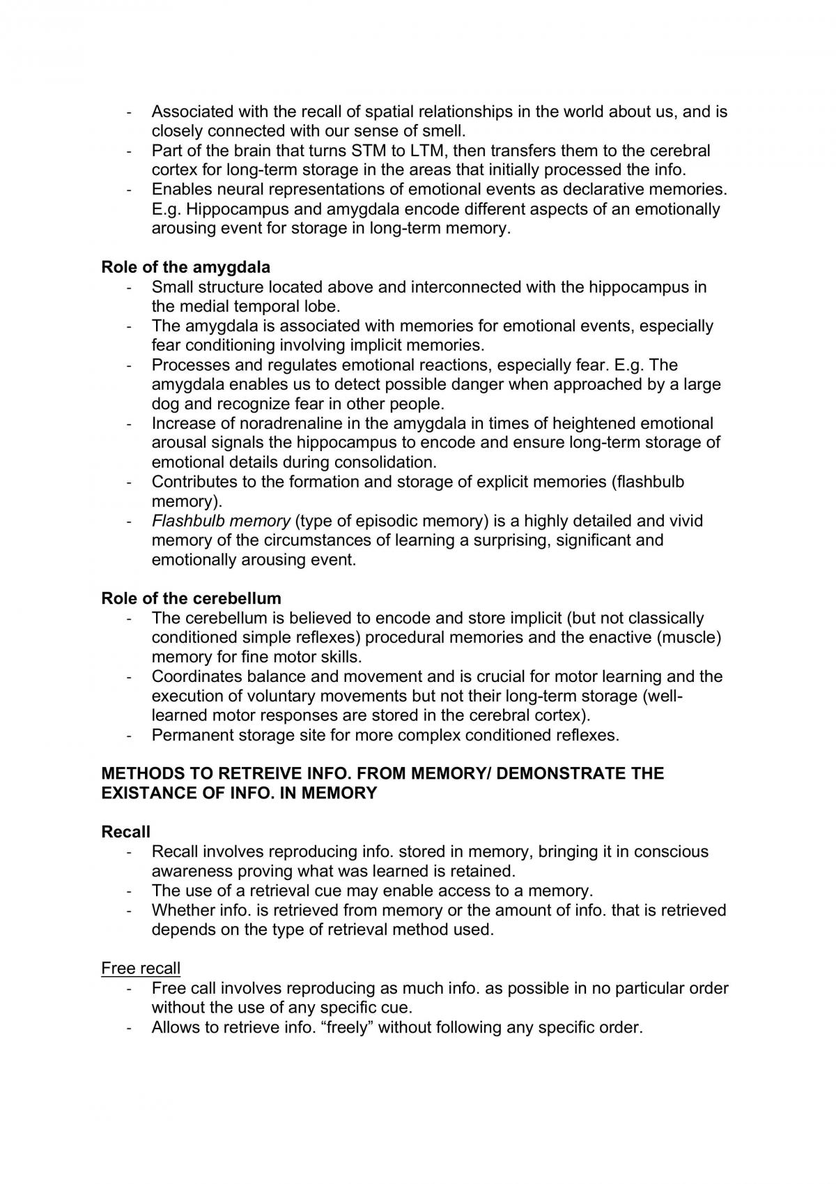 Complete Set of Notes for Unit 3.2 of VCE Psychology - Page 21