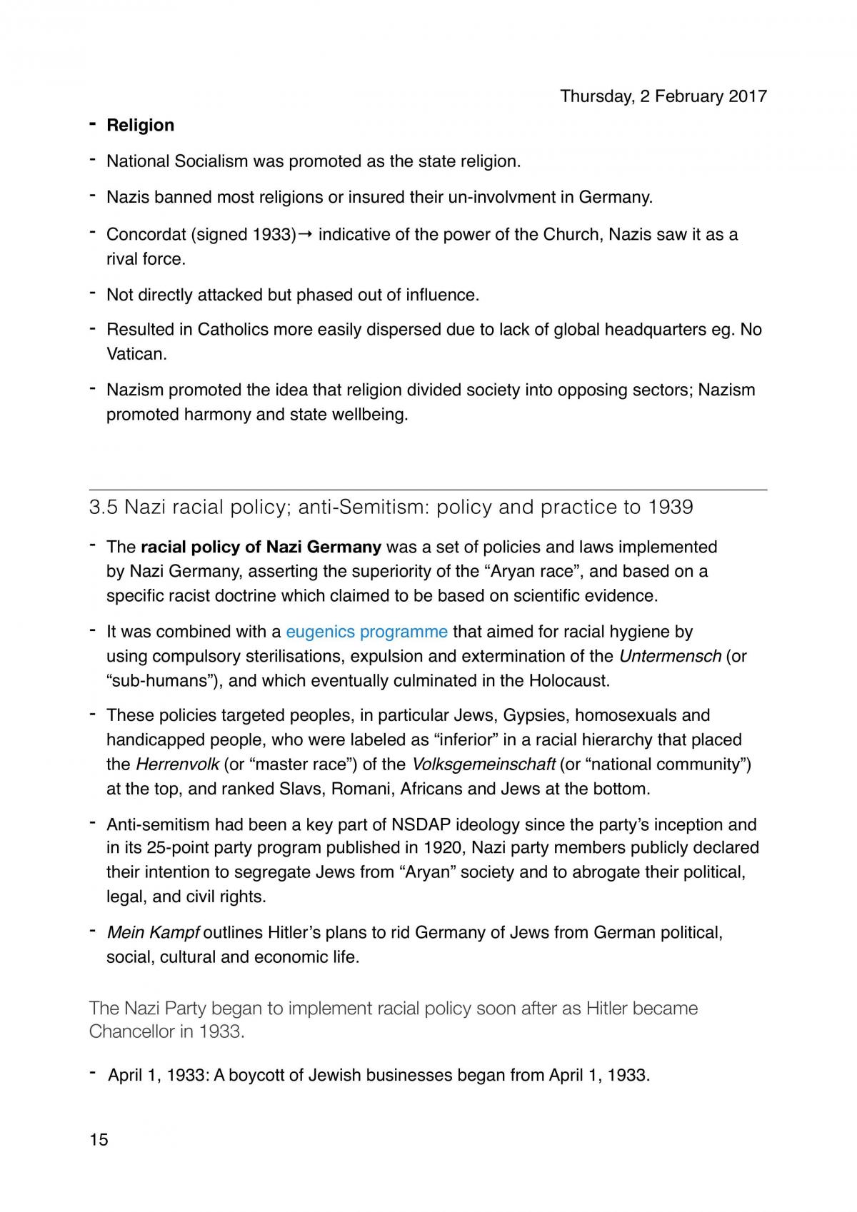 National Studies: Germany - Complete Notes - Page 15