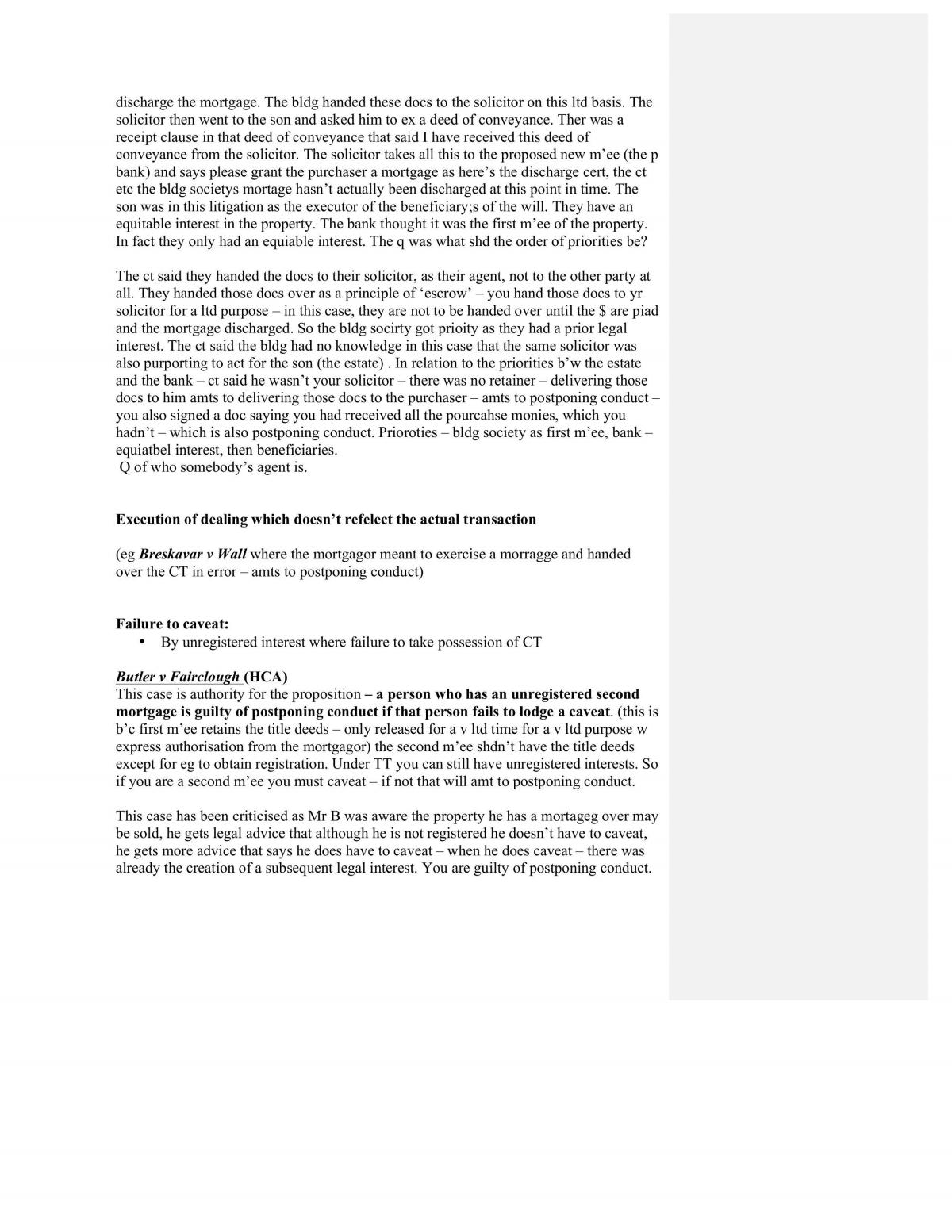 Comprehensive Real Property Notes - Page 96