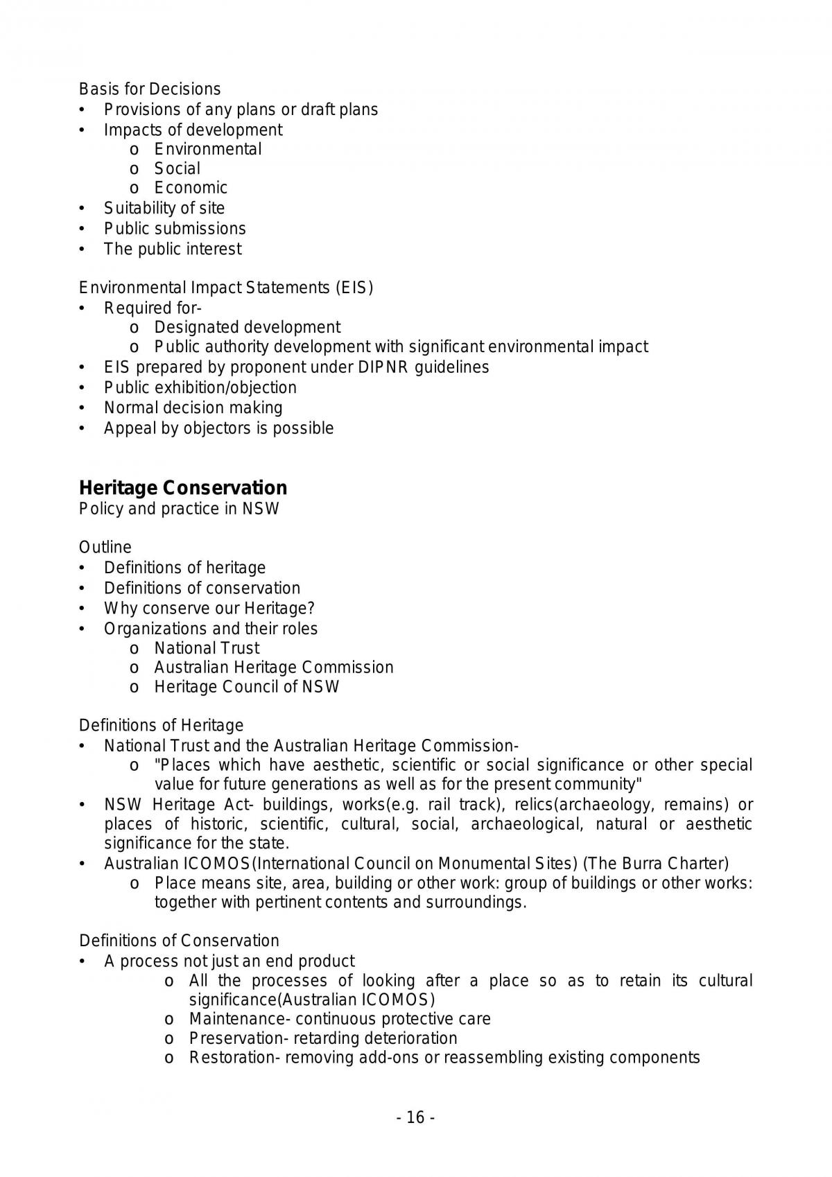 Planning-Plan1241 Notes For Semester 1 - Page 16