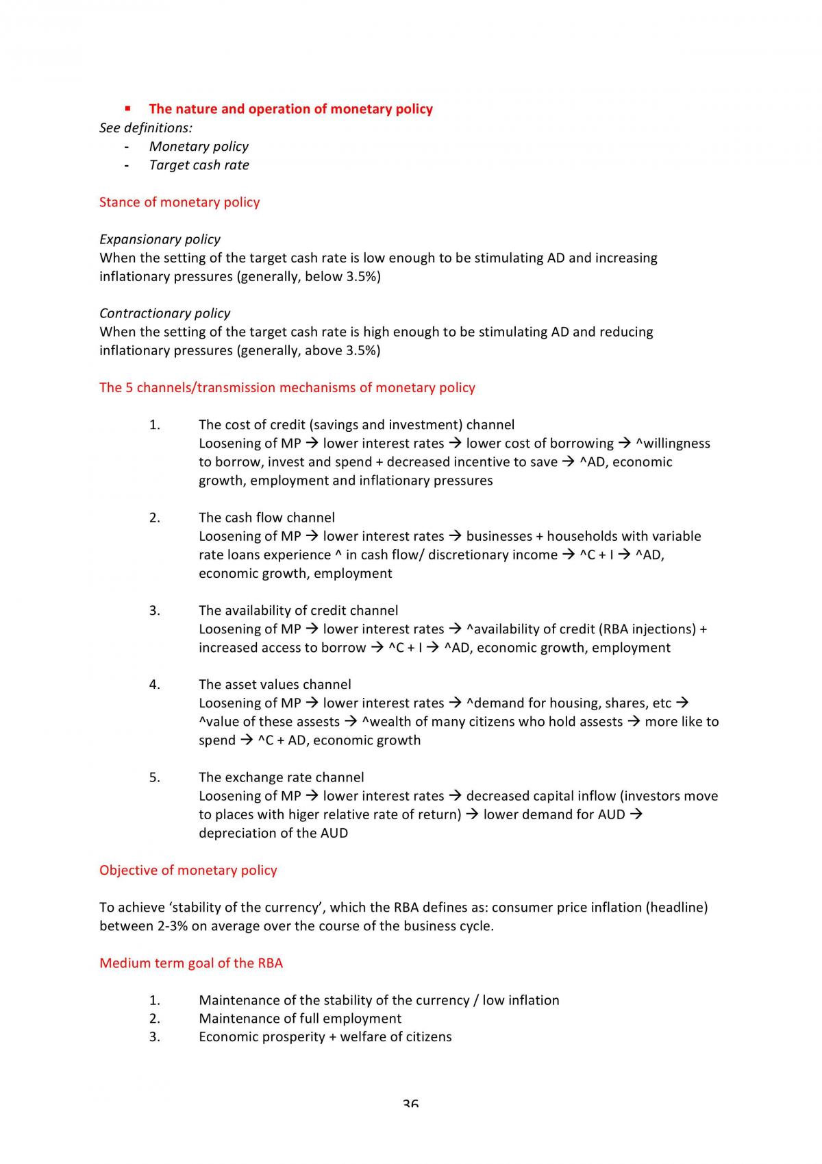 3/4 Economics Notes - Page 36