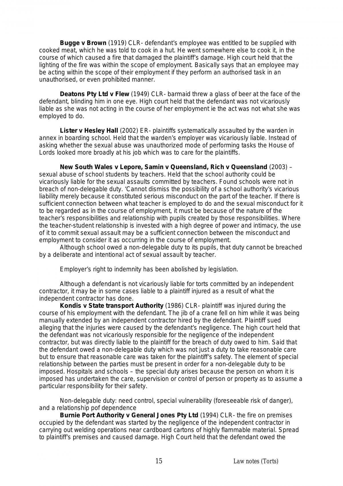 Notes For Tort - Page 15