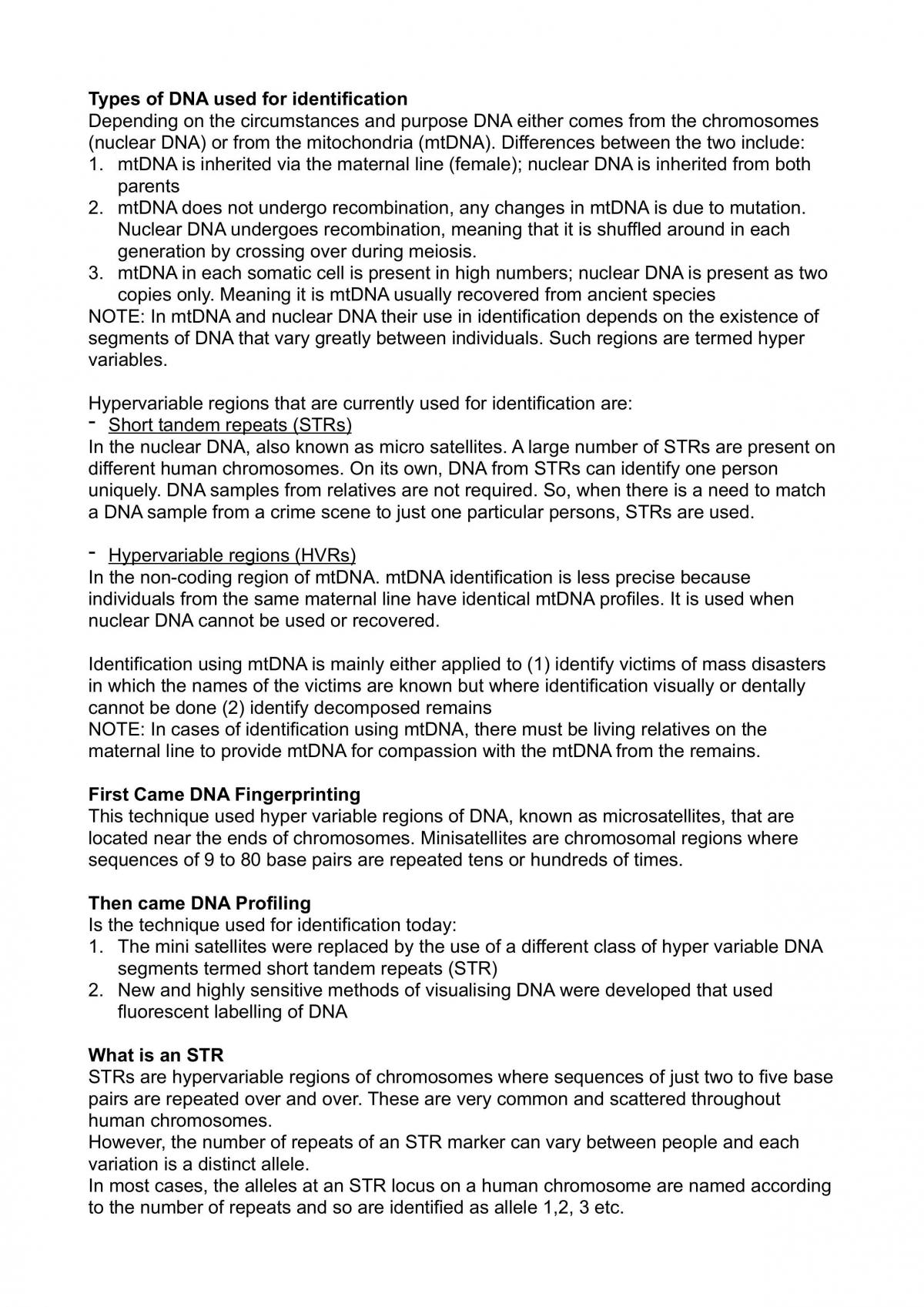 VCE Biology Unit 4 Complete Revision Notes - Page 36