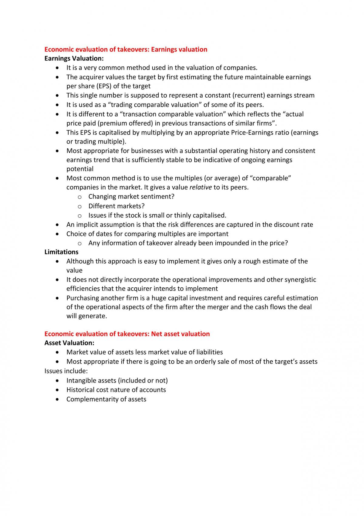 FINCE30002 Corporate Finance Complete Notes (HD) - Page 44