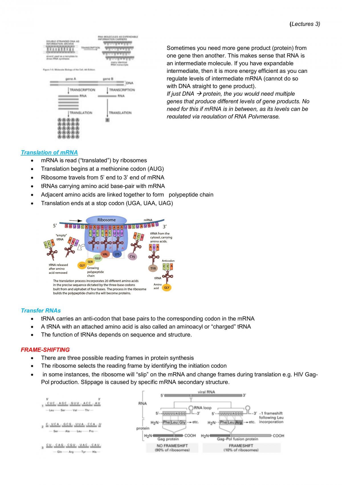 BMS2062 Notes on Lectures 1-4 - Page 21