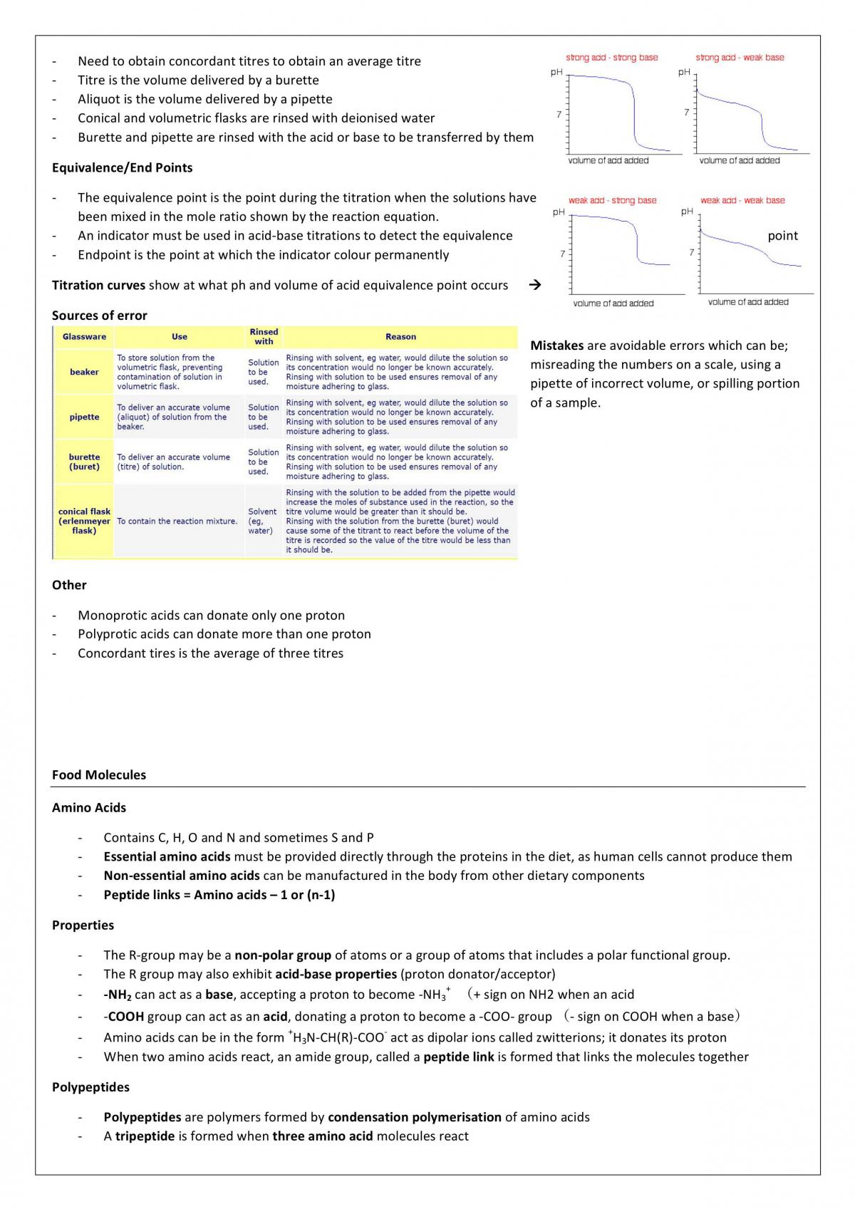 Chemistry 3/4 Comprehensive Notes - Page 19