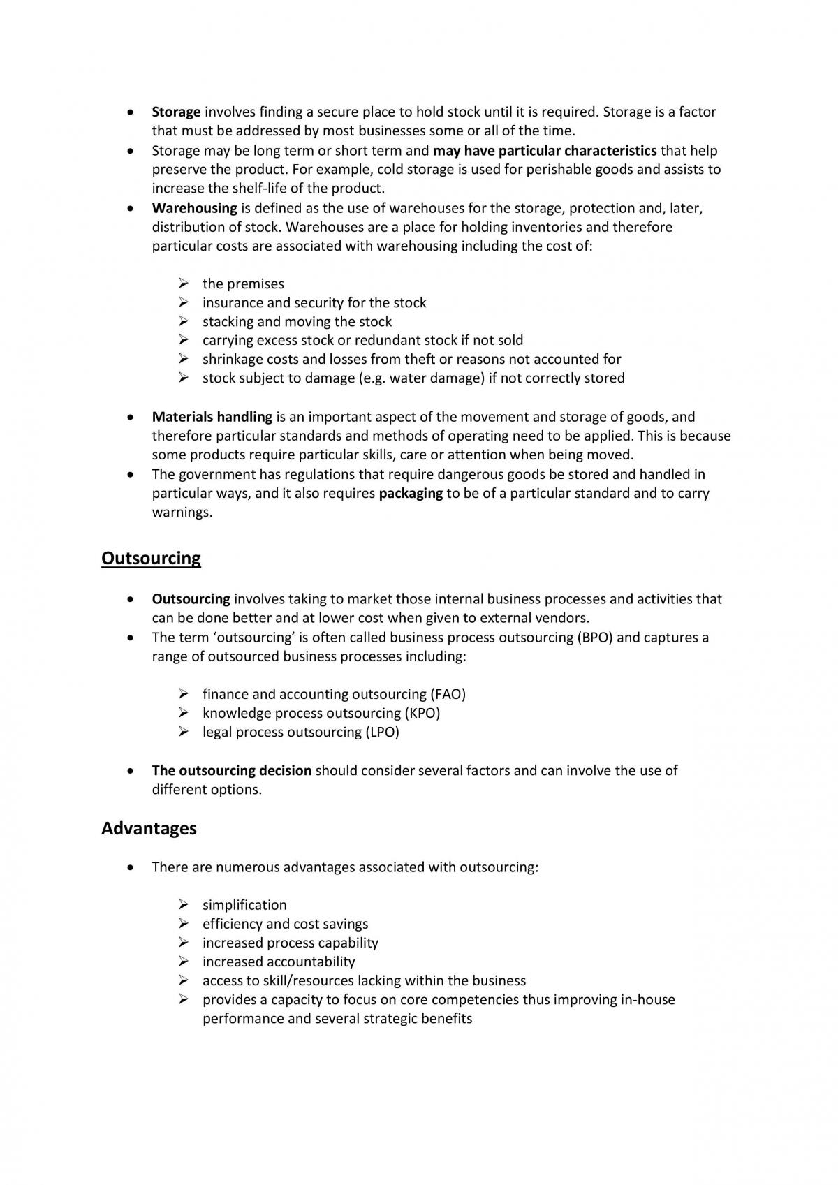 Business Studies Complete Operations Summary Notes - Page 18