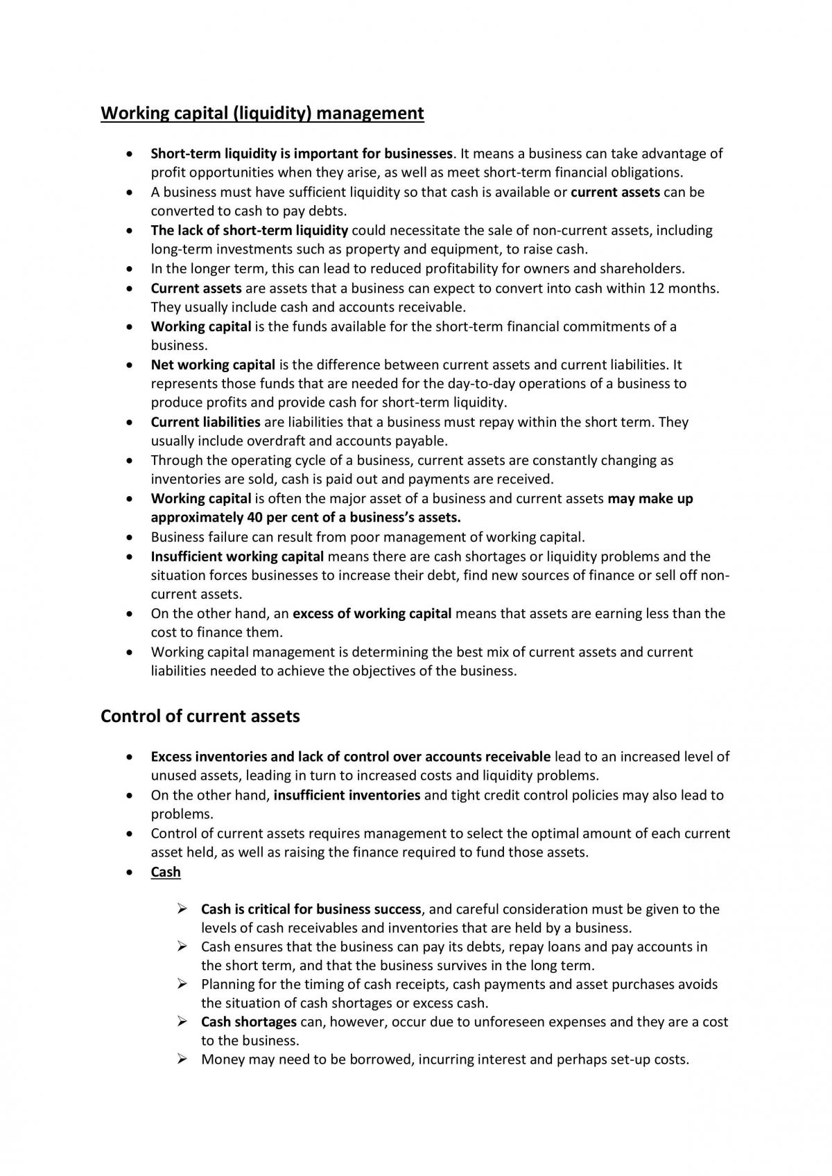 Complete Finance Summary Notes - Page 27