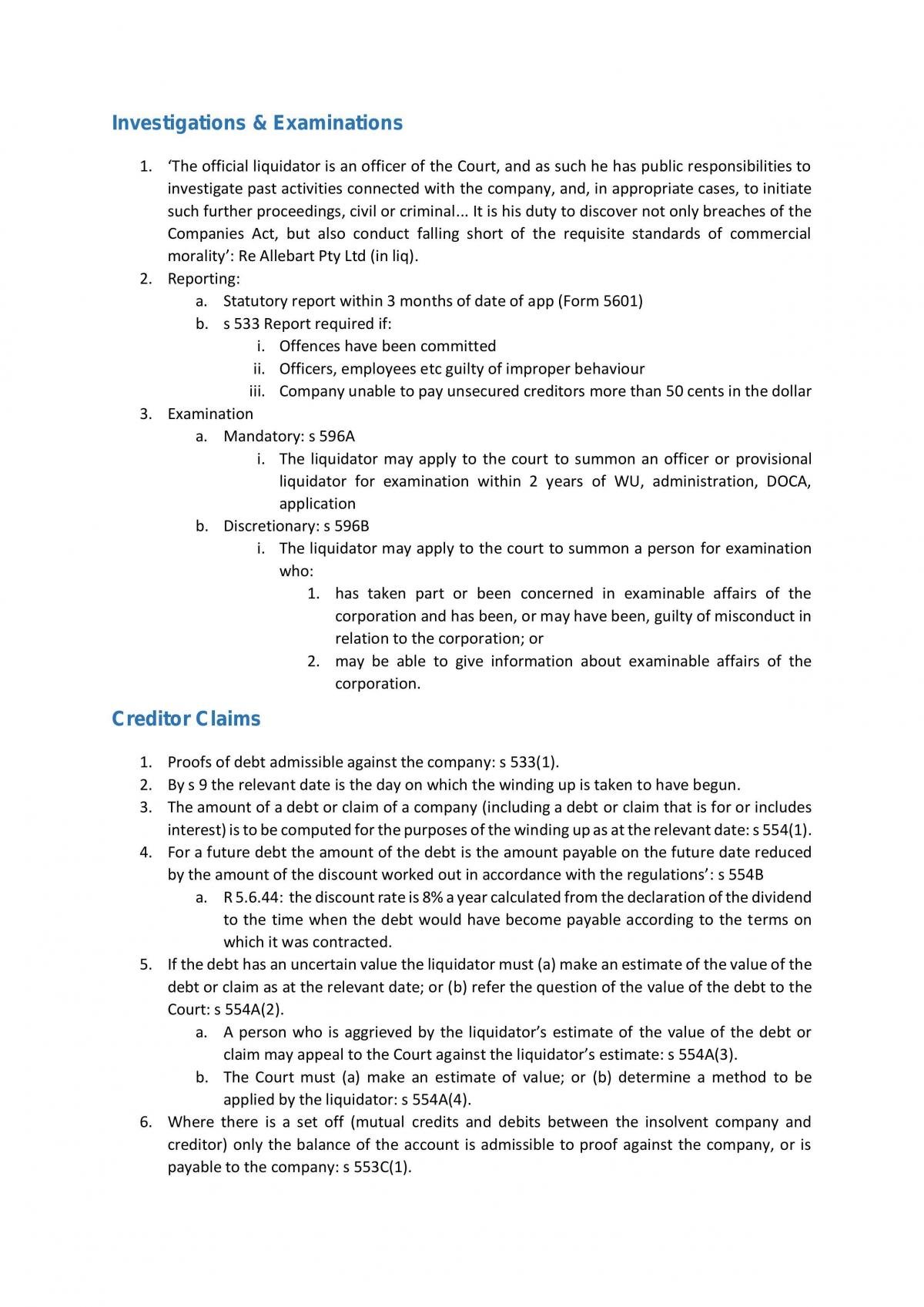 Bankruptcy and Insolvency Analysis - Page 38
