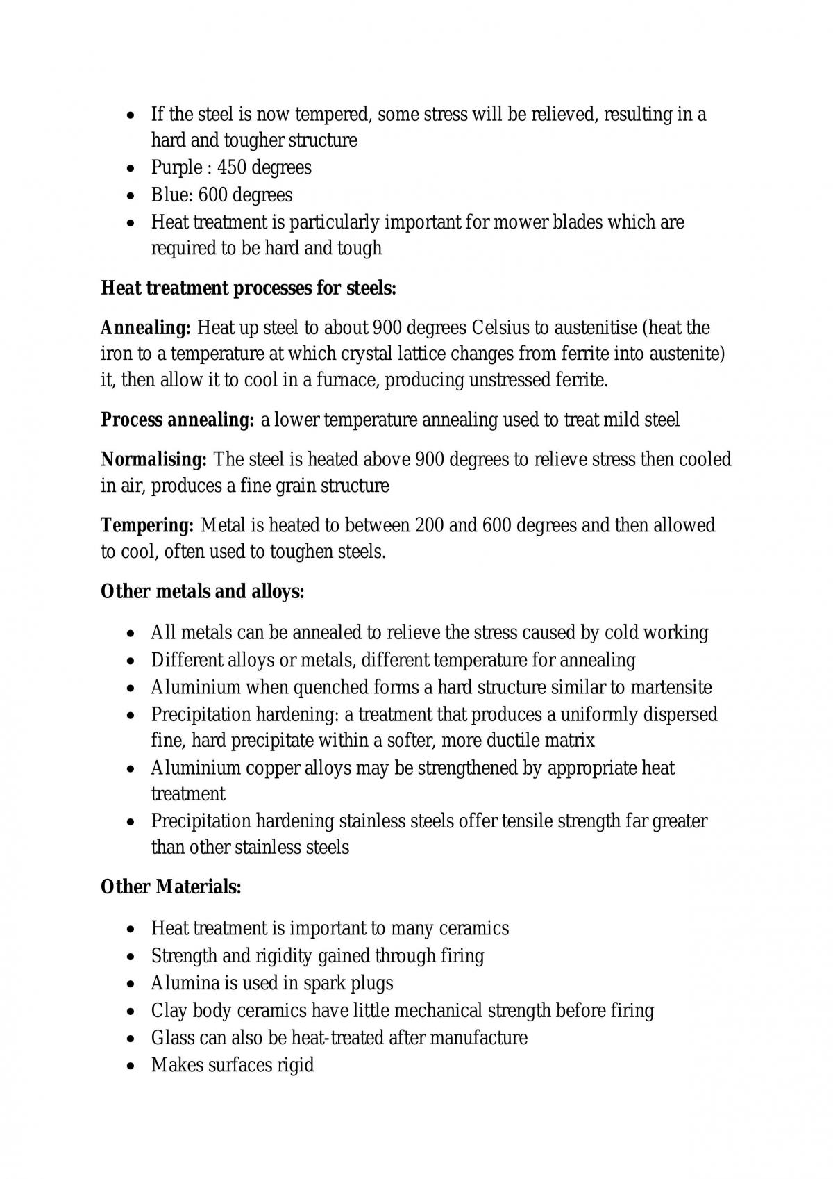 Engineering Studies Revision Notes - Page 30