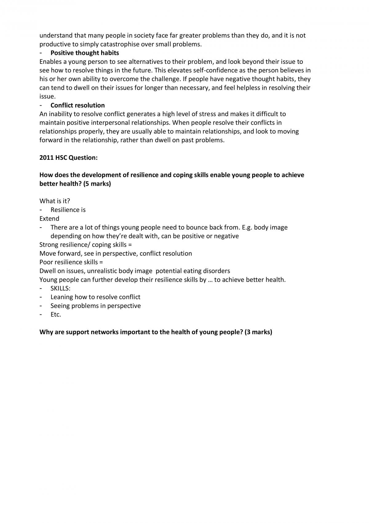 HSC PDHPE: Health of Young People Option 1 - Page 19