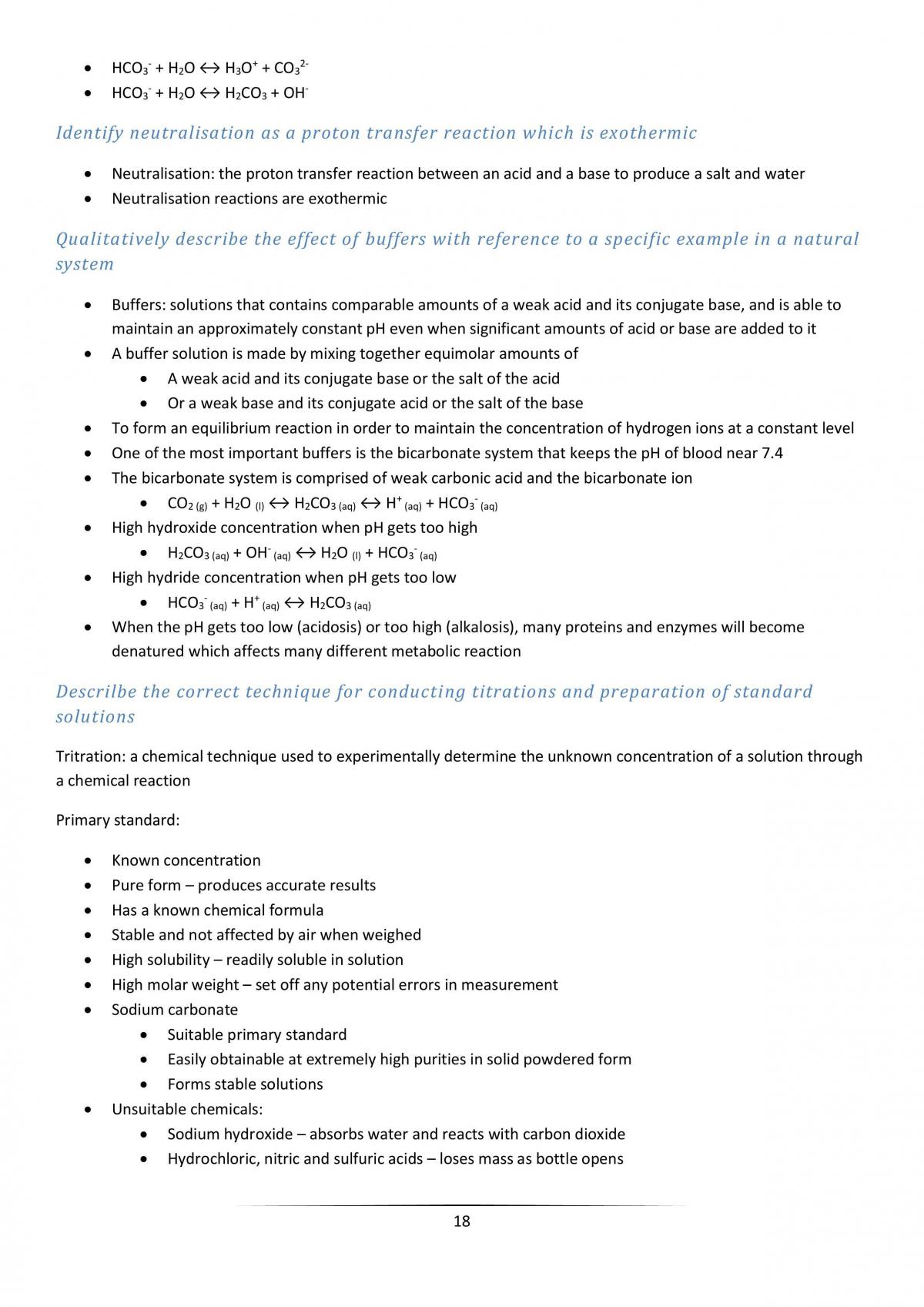 Acidic Environment Notes - Page 18
