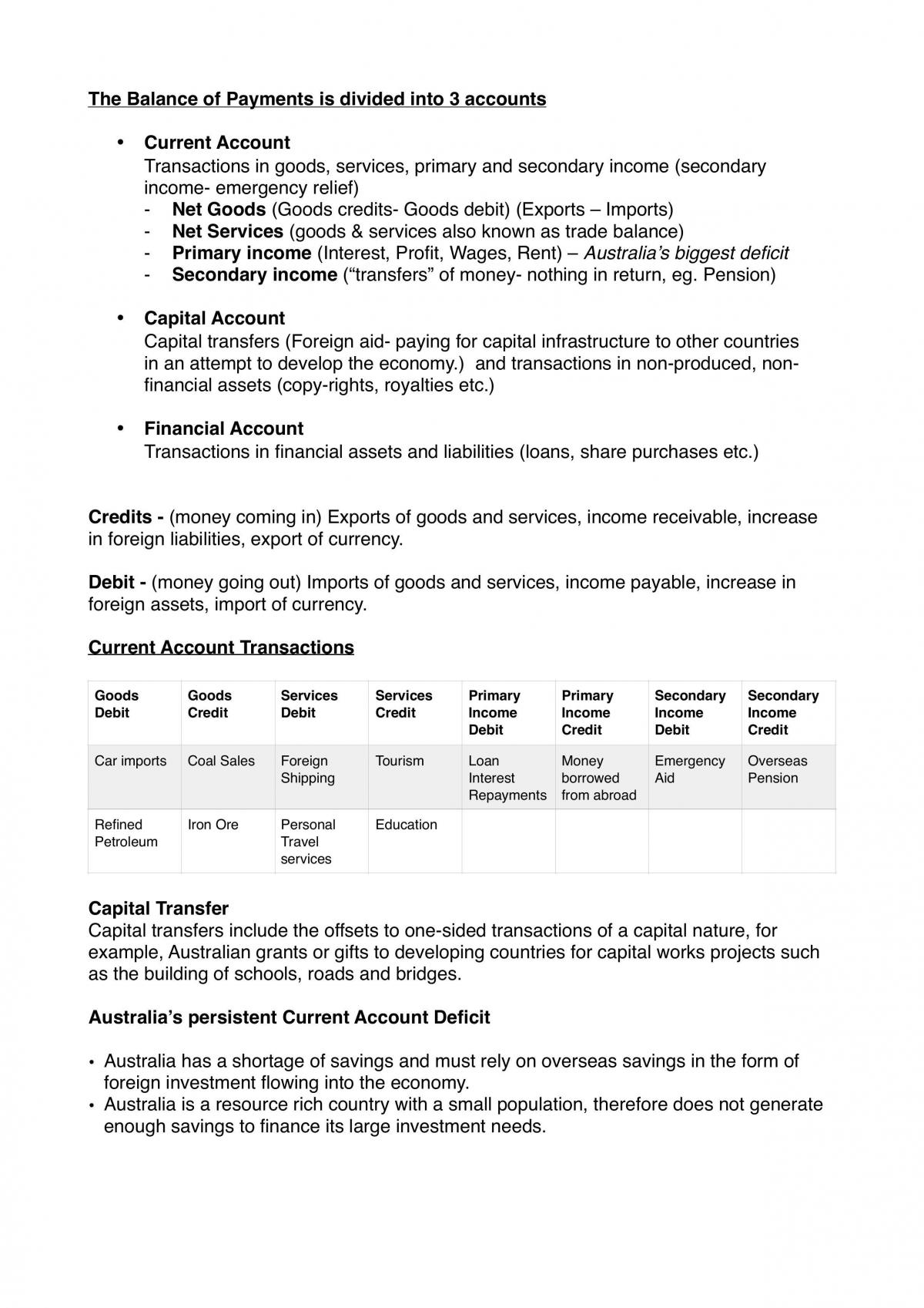 Year 11 - Unit 2 - Macroeconomics Notes - Page 15