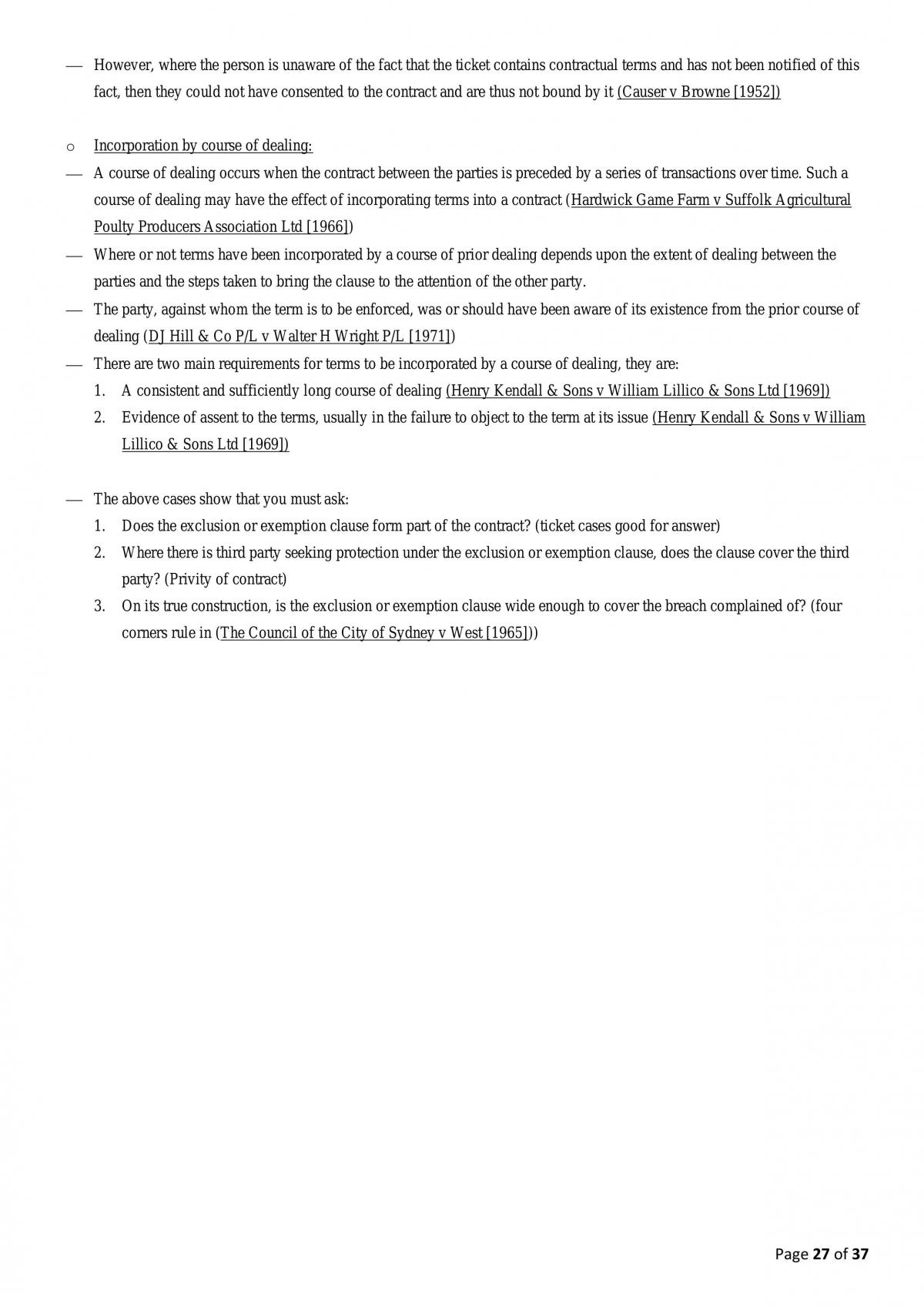 Contract Law Notes - Page 27