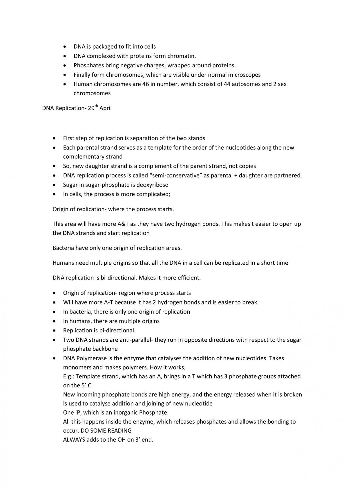 BABS1201 lecture and study notes - Page 21