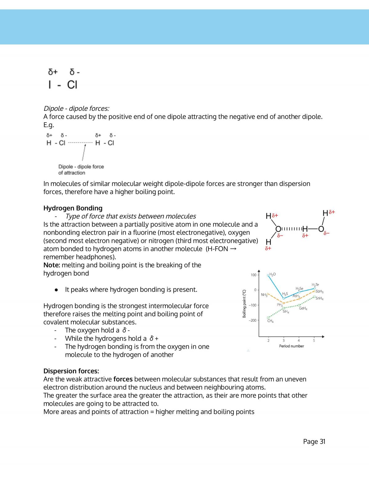 Module 1 Chemistry Notes (Without 1.4 (Naming Substances) - Page 32