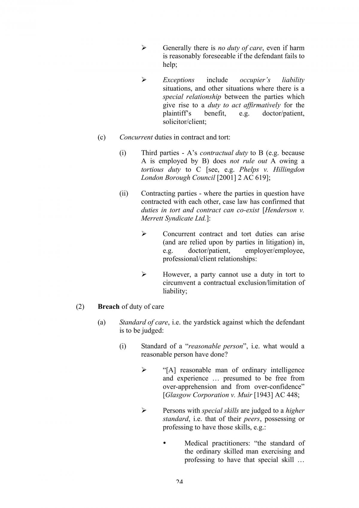 contract & negligence notes - Page 24