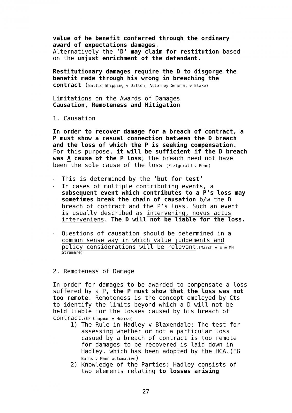 Contracts 2 Exam Notes - Page 27