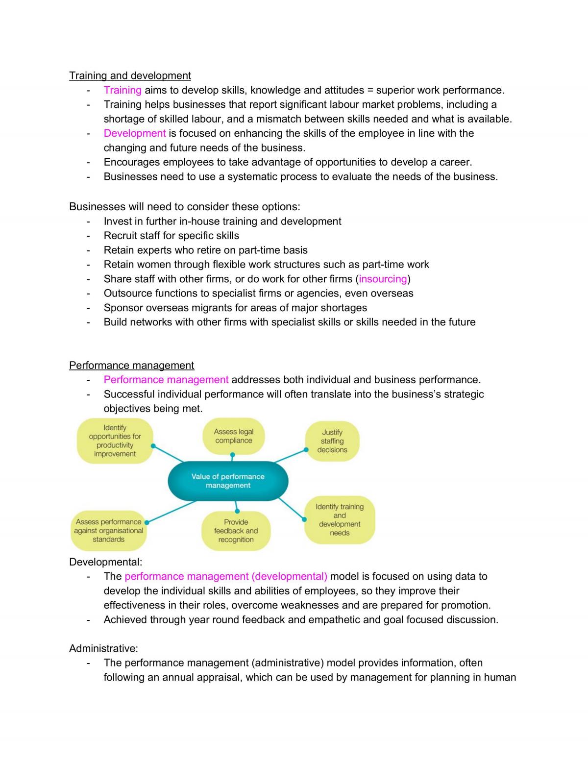 Human Resources Summary Notes - Page 27