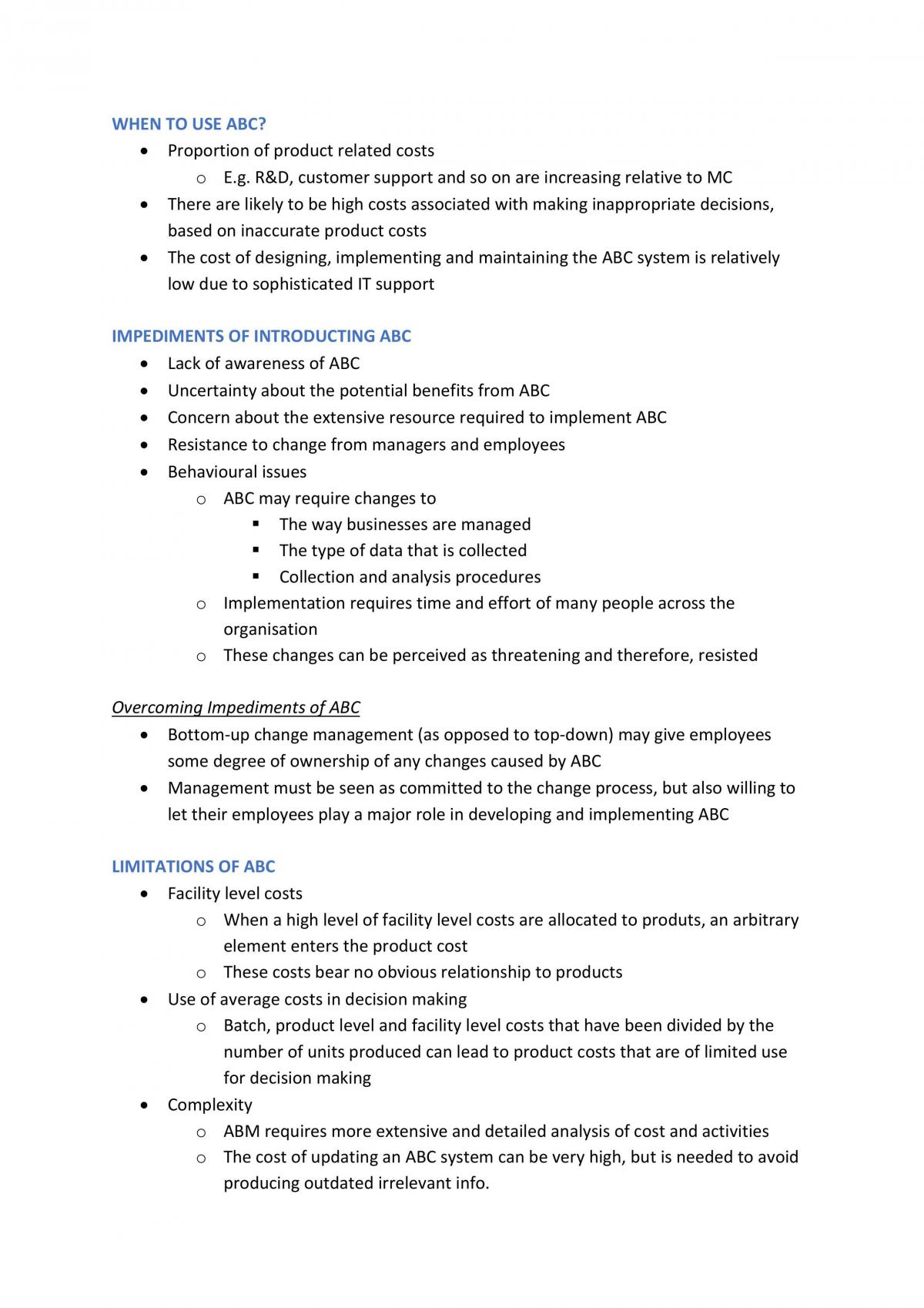 Management Accounting Notes - Page 23