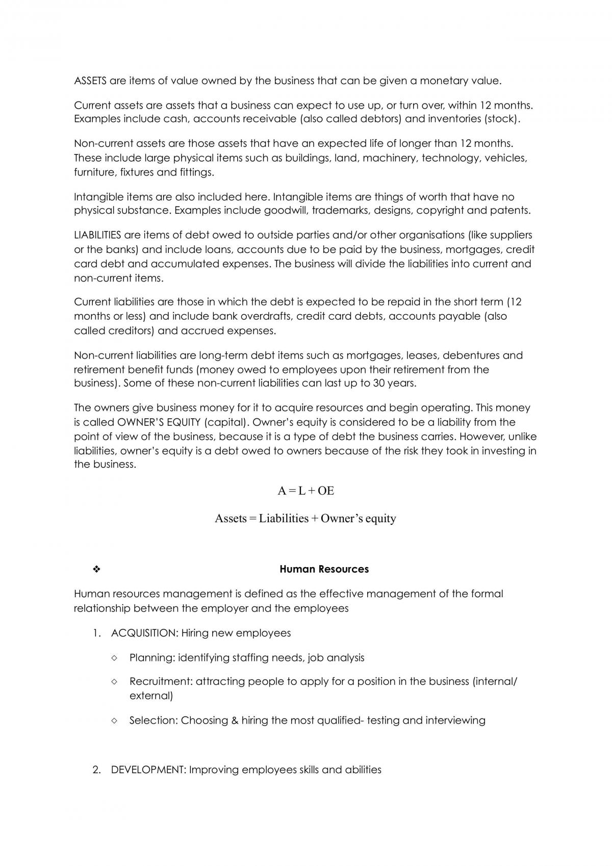 Nature of a Business Topic Two Notes - Page 23