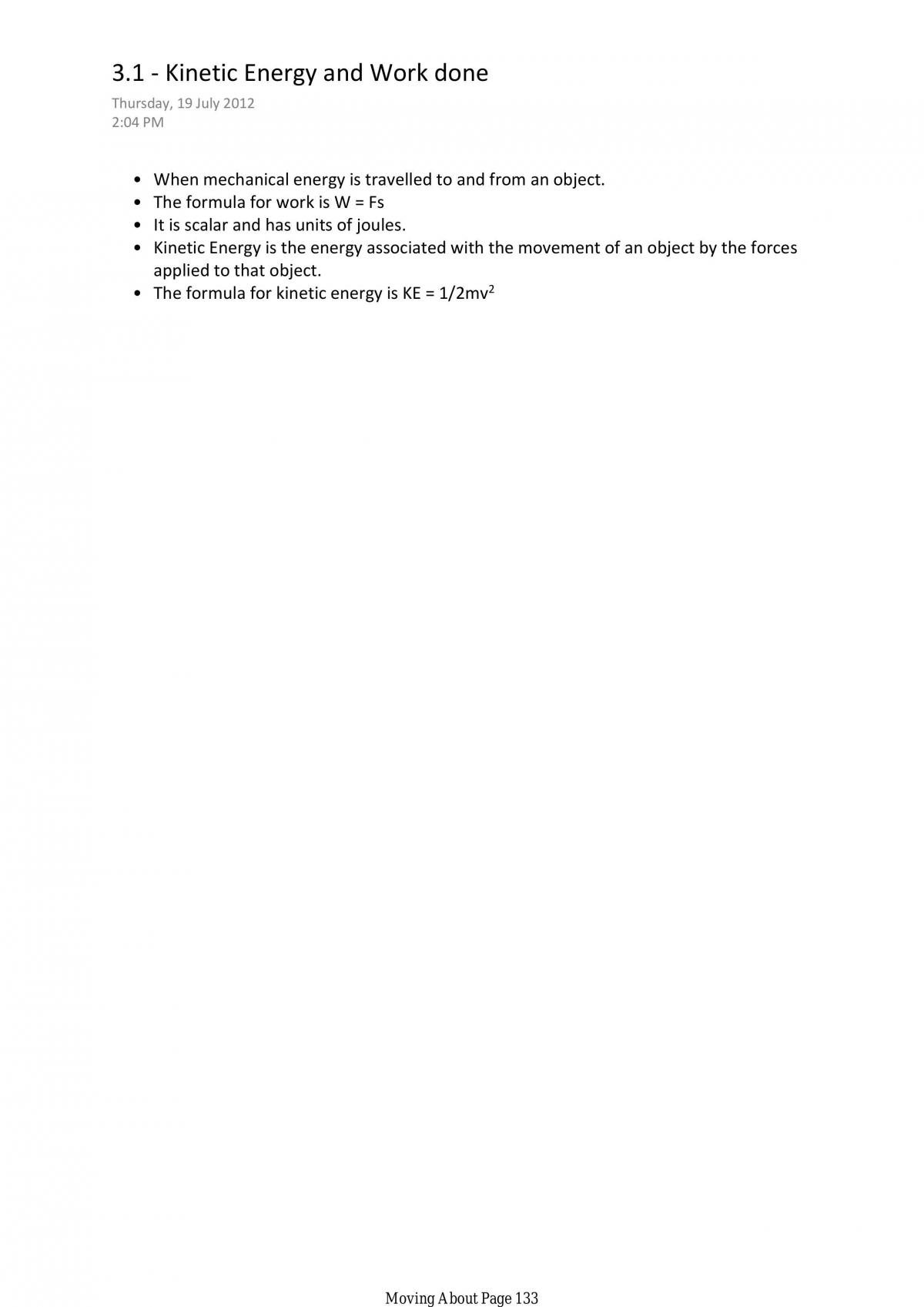 Preliminary Physics notes year 11 - Page 133