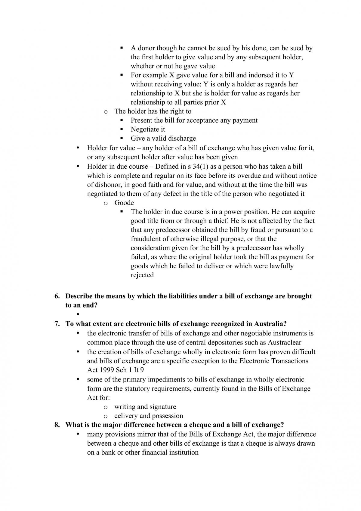 Foundations of Commercial Law Full Course Notes - Page 48