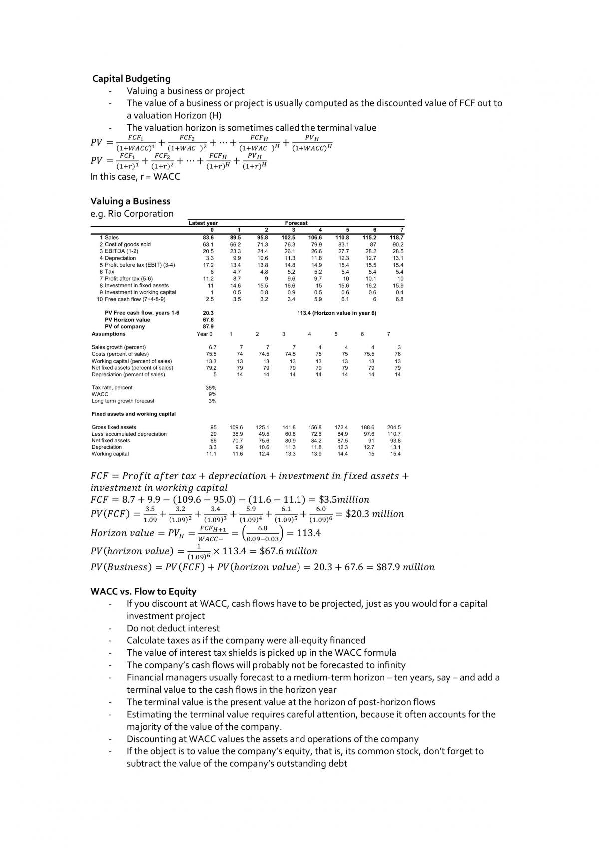 FINC2012 Full Unit Review Notes - Page 29