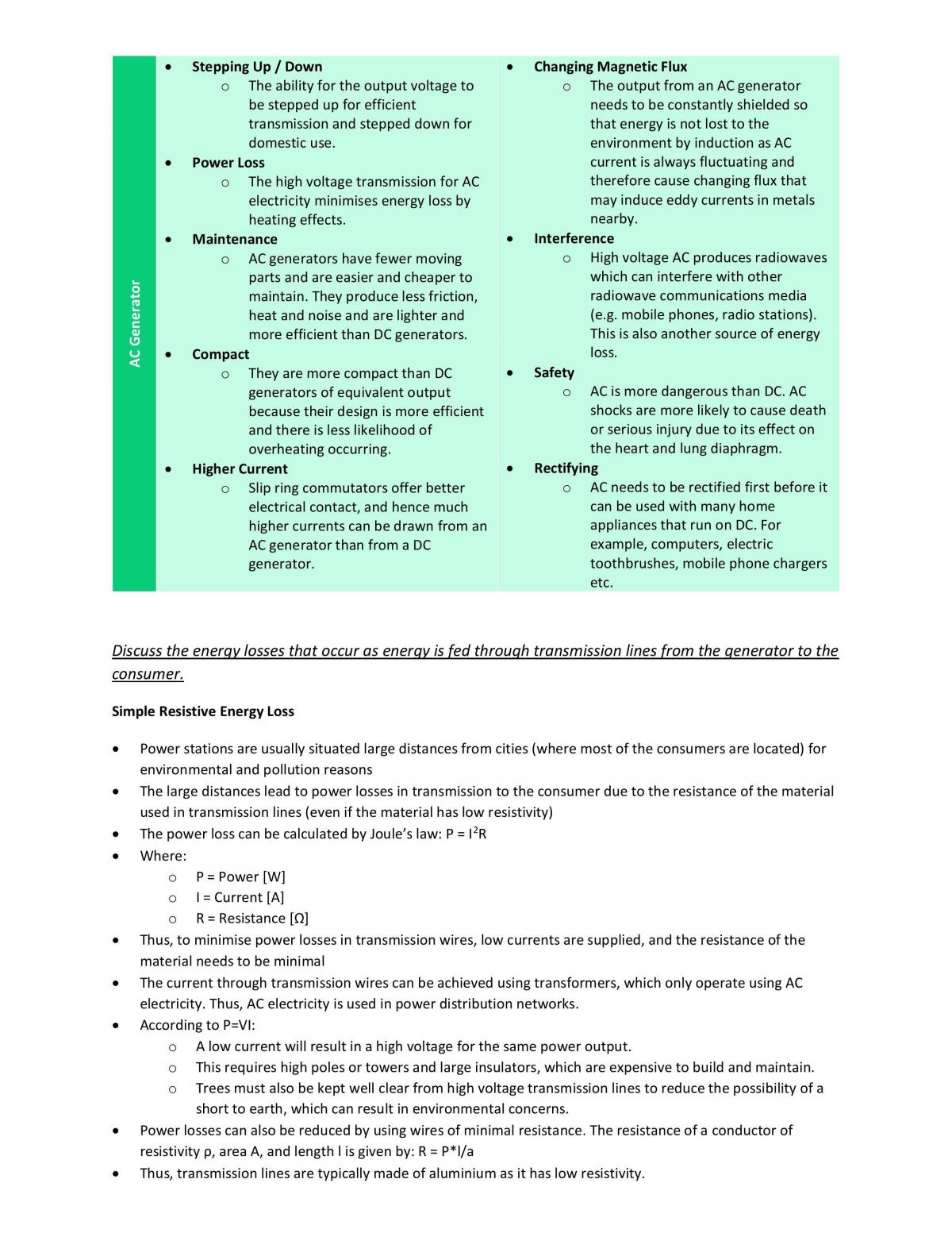 HSC Physics Motors & Generators (9.3) - Page 20