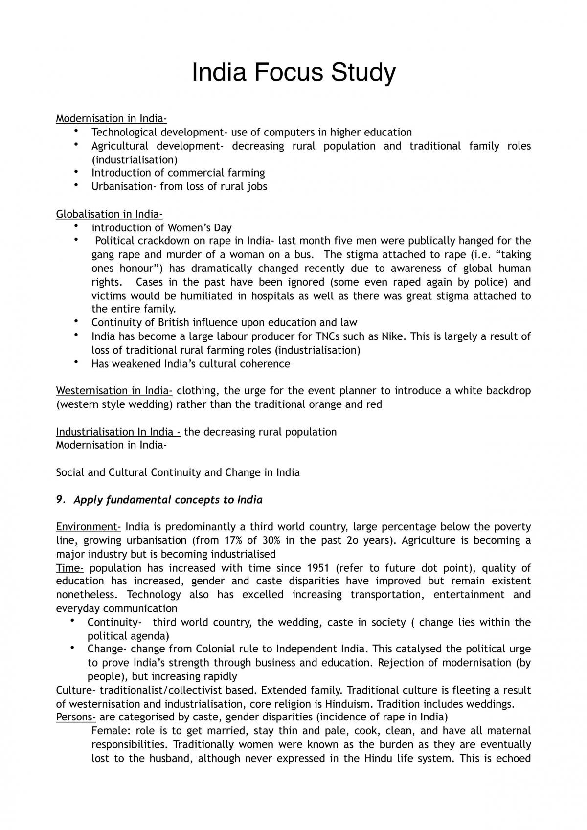 Entire Society and Culture Year 11 Syllabus Notes - Page 32