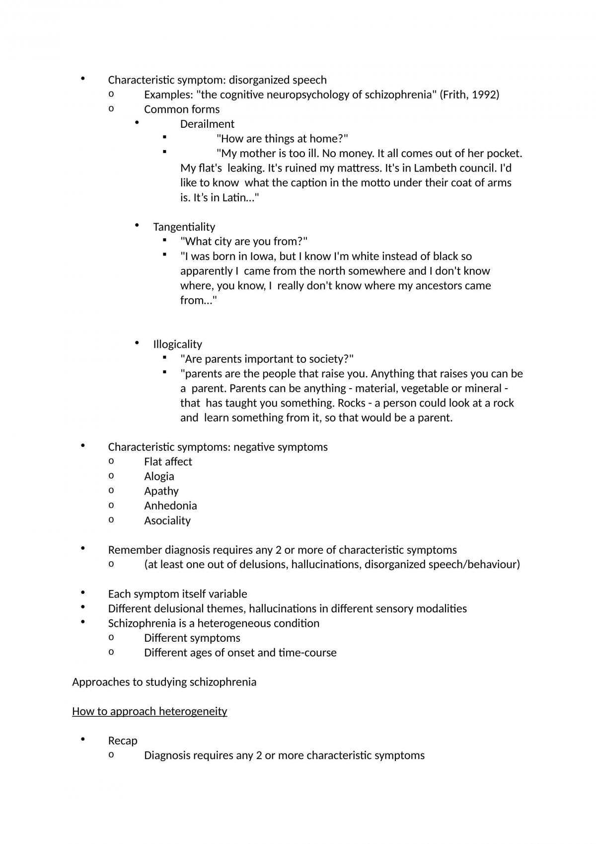 Delusions and Disorders of the Mind and Brain Notes - Page 65