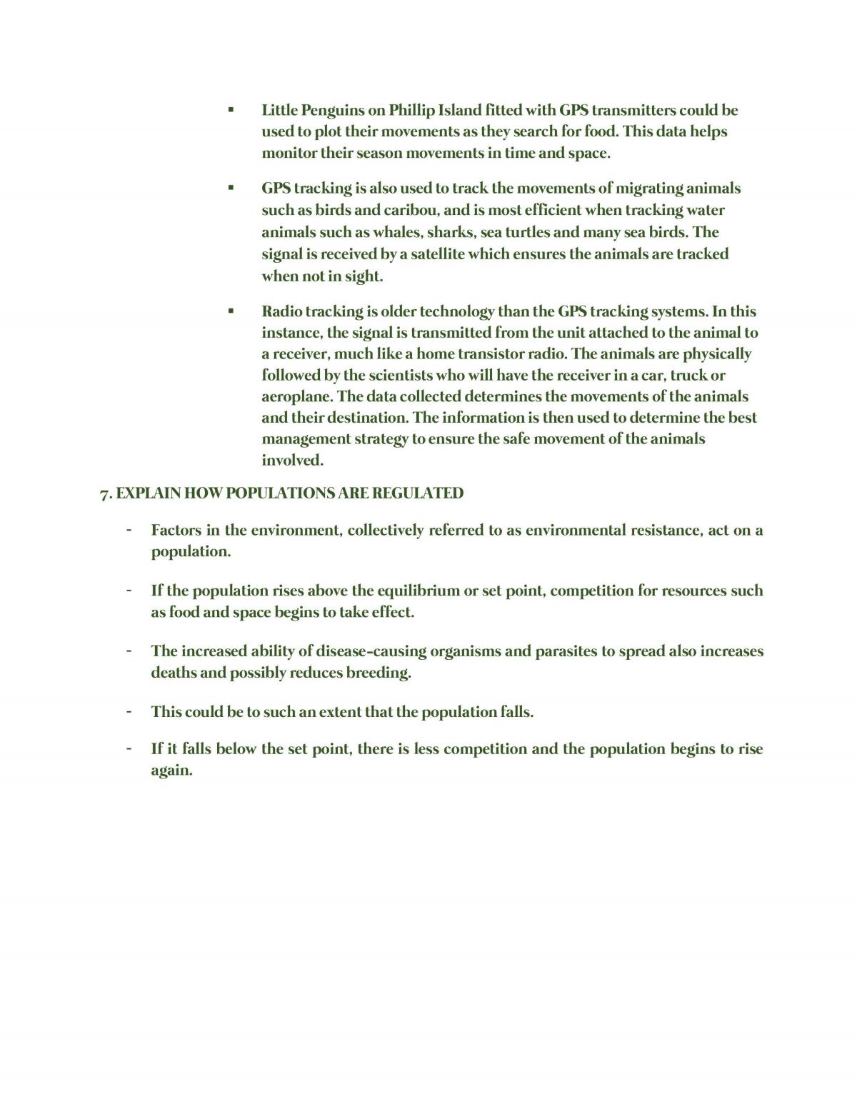 Unit One Bio Notes - WACE - Page 25