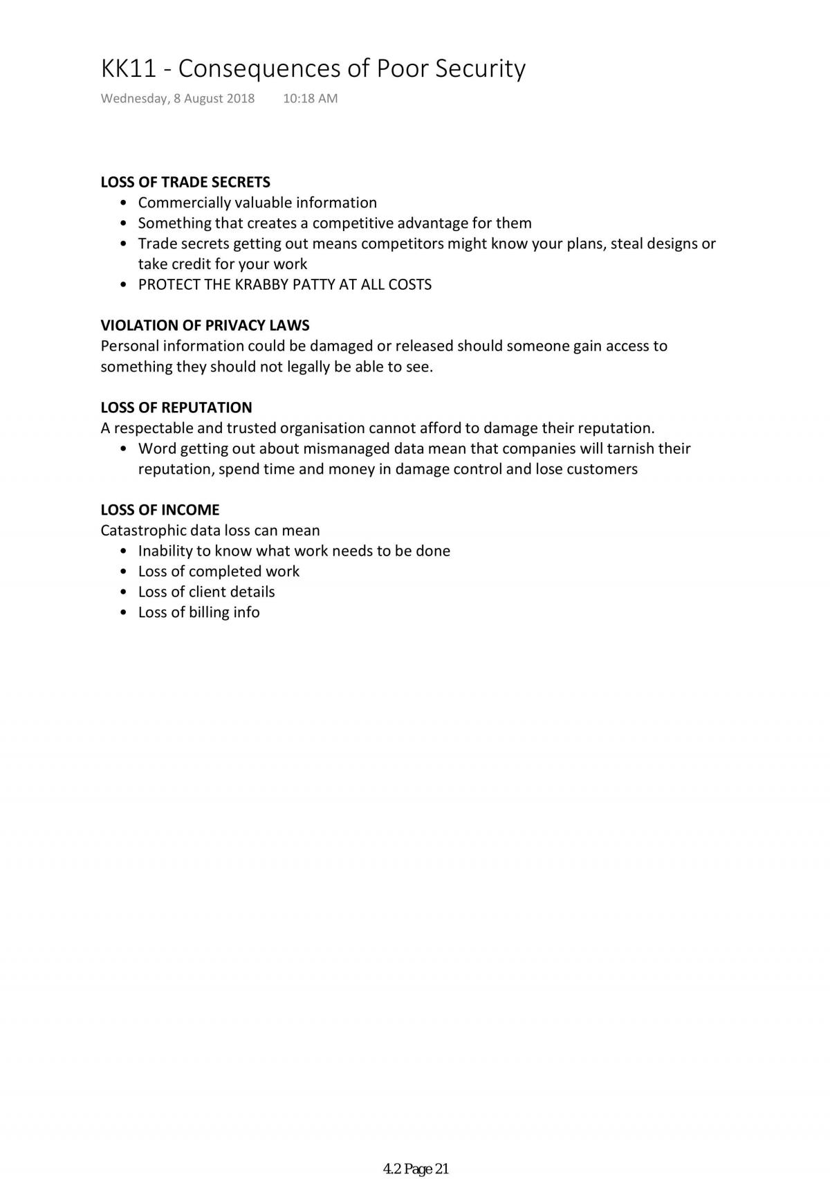 Software Development Unit 4 Outcome 2 Complete Notes - Page 21