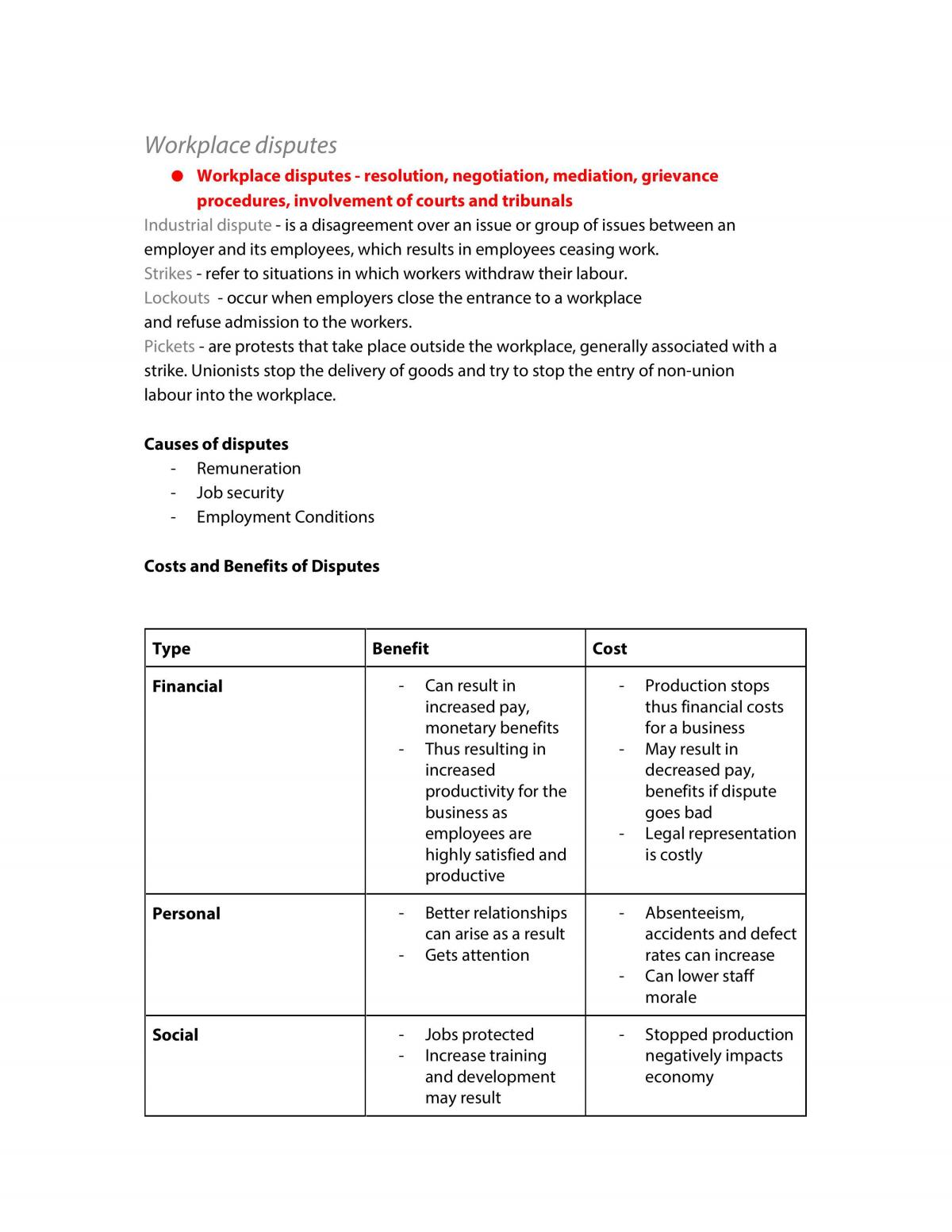 Business Studies Human Resources Notes - Page 24