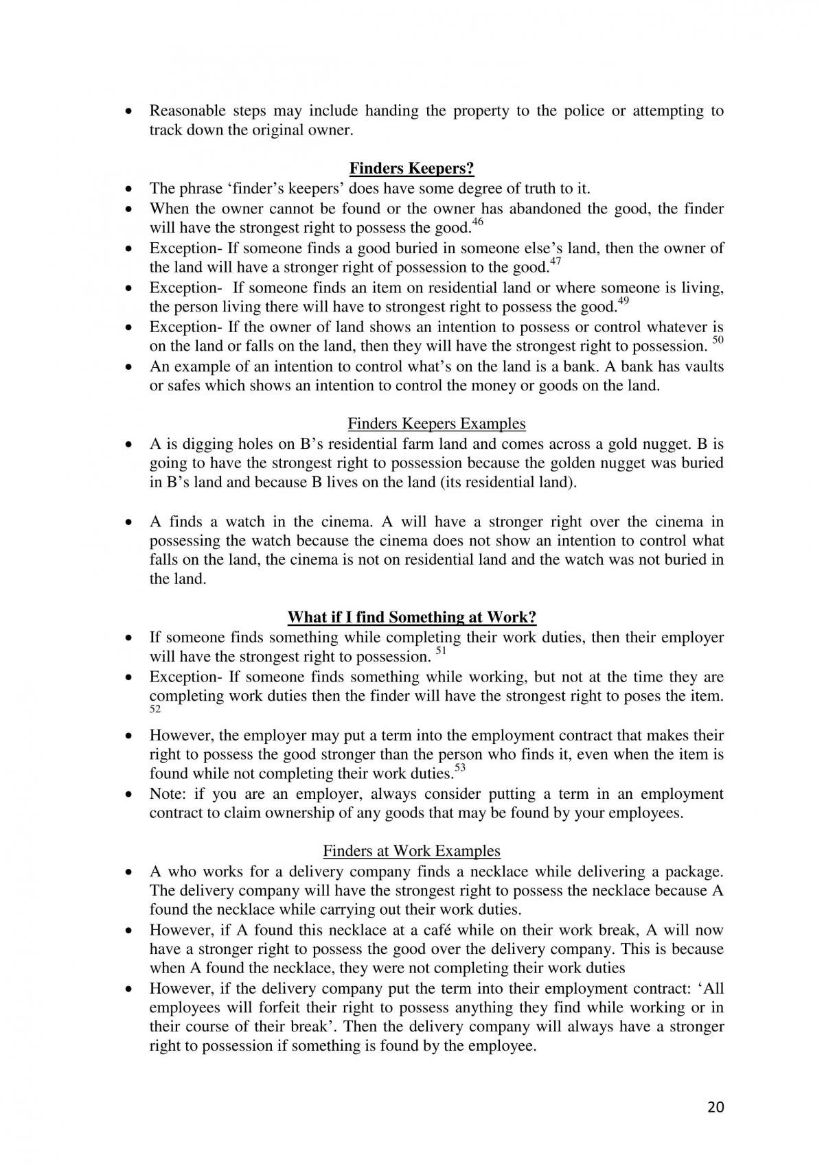 Property Law A Notes - Page 20