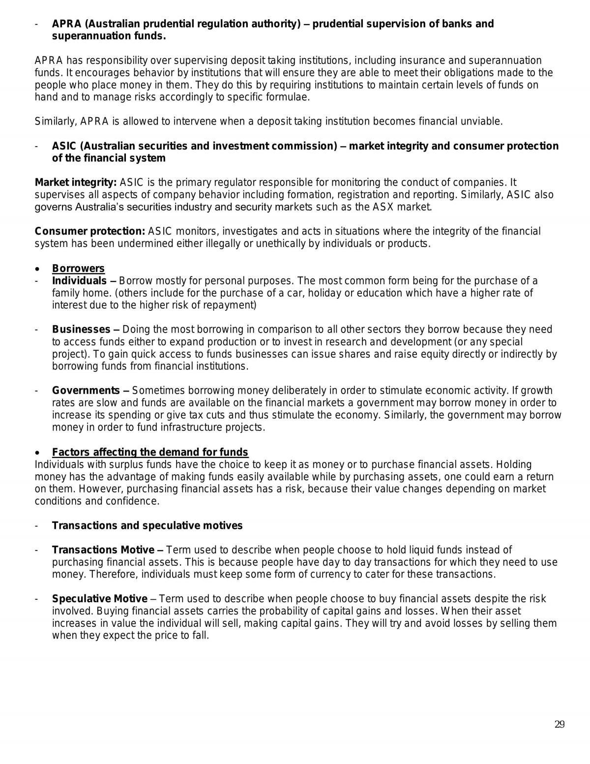 Full Economics Notes Topic 1-6 - Page 29