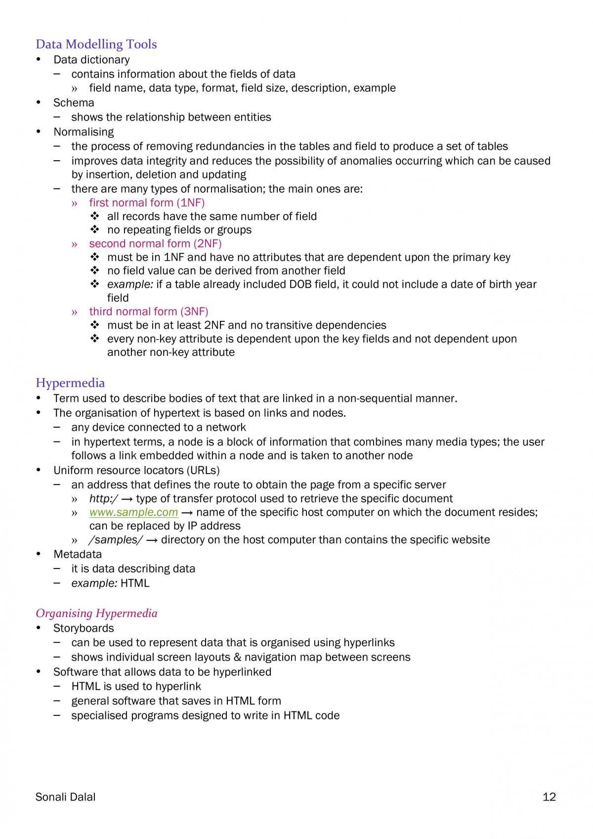 HSC IPT Core Topic Notes (Ranked 3rd) - Page 12