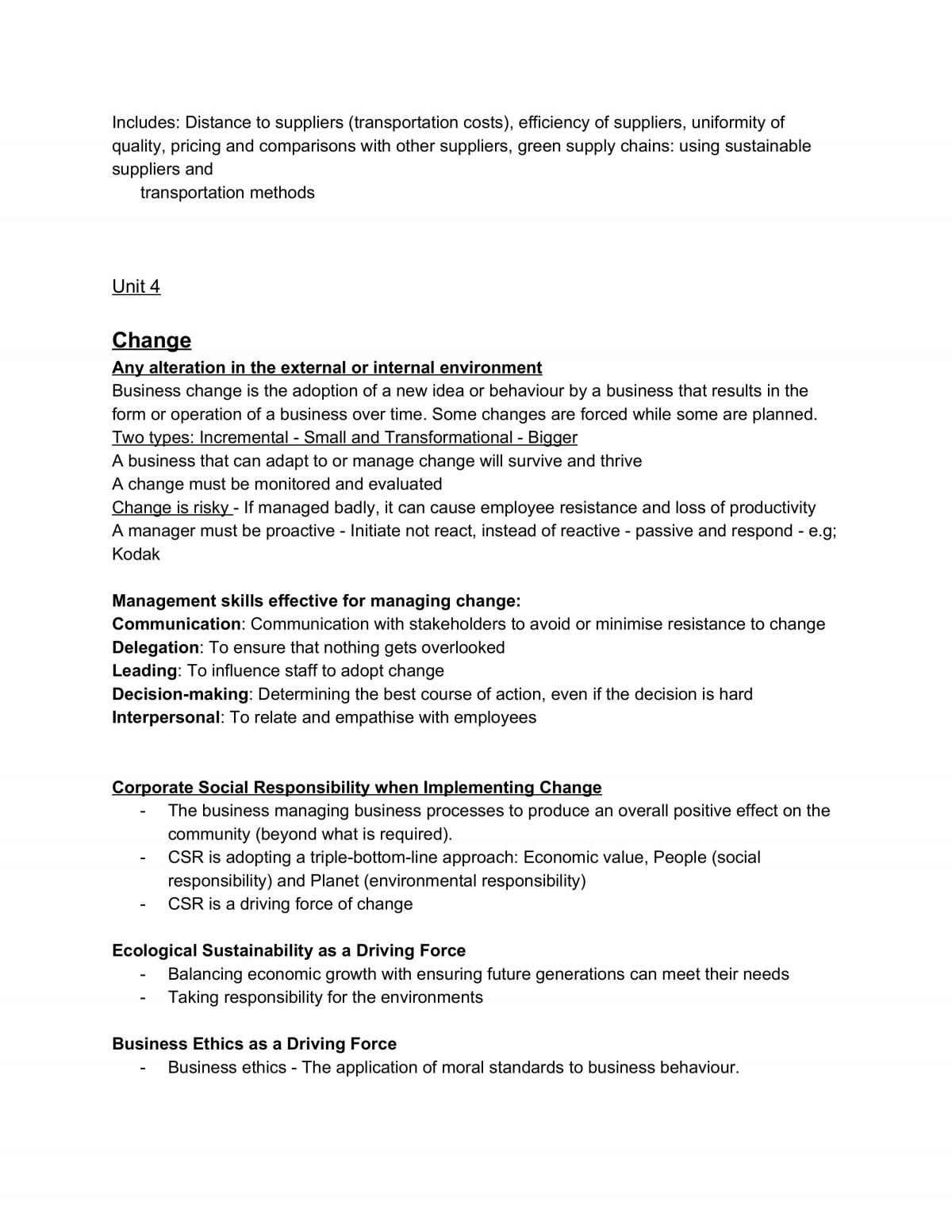 Business Management Notes - Page 18
