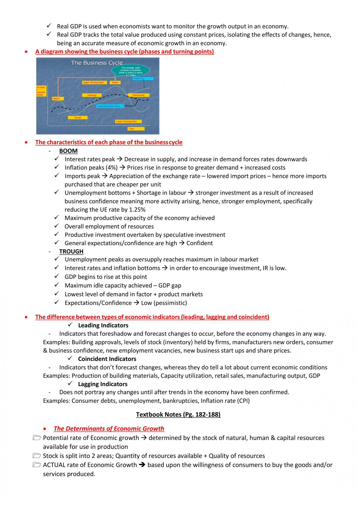 Unit One & Two Economics Notes - Page 46