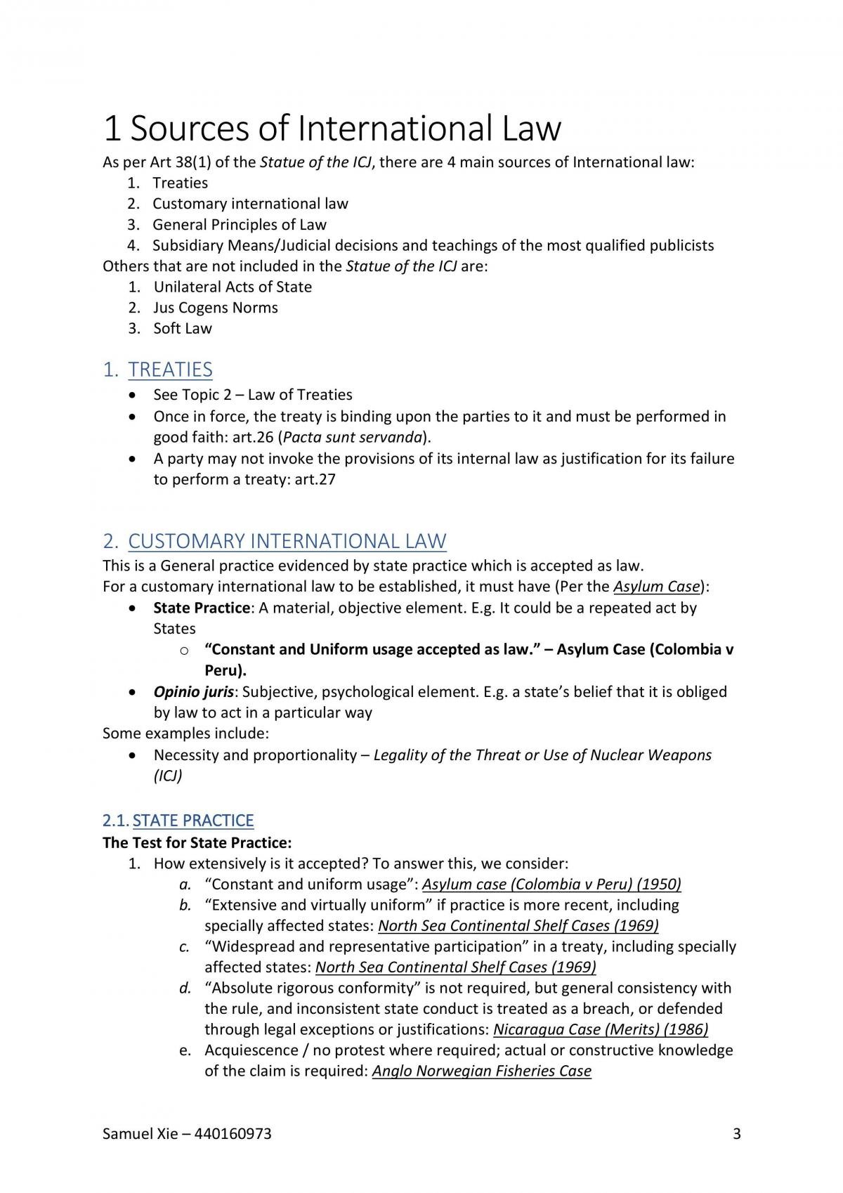 Public International Law Full Notes - Page 3