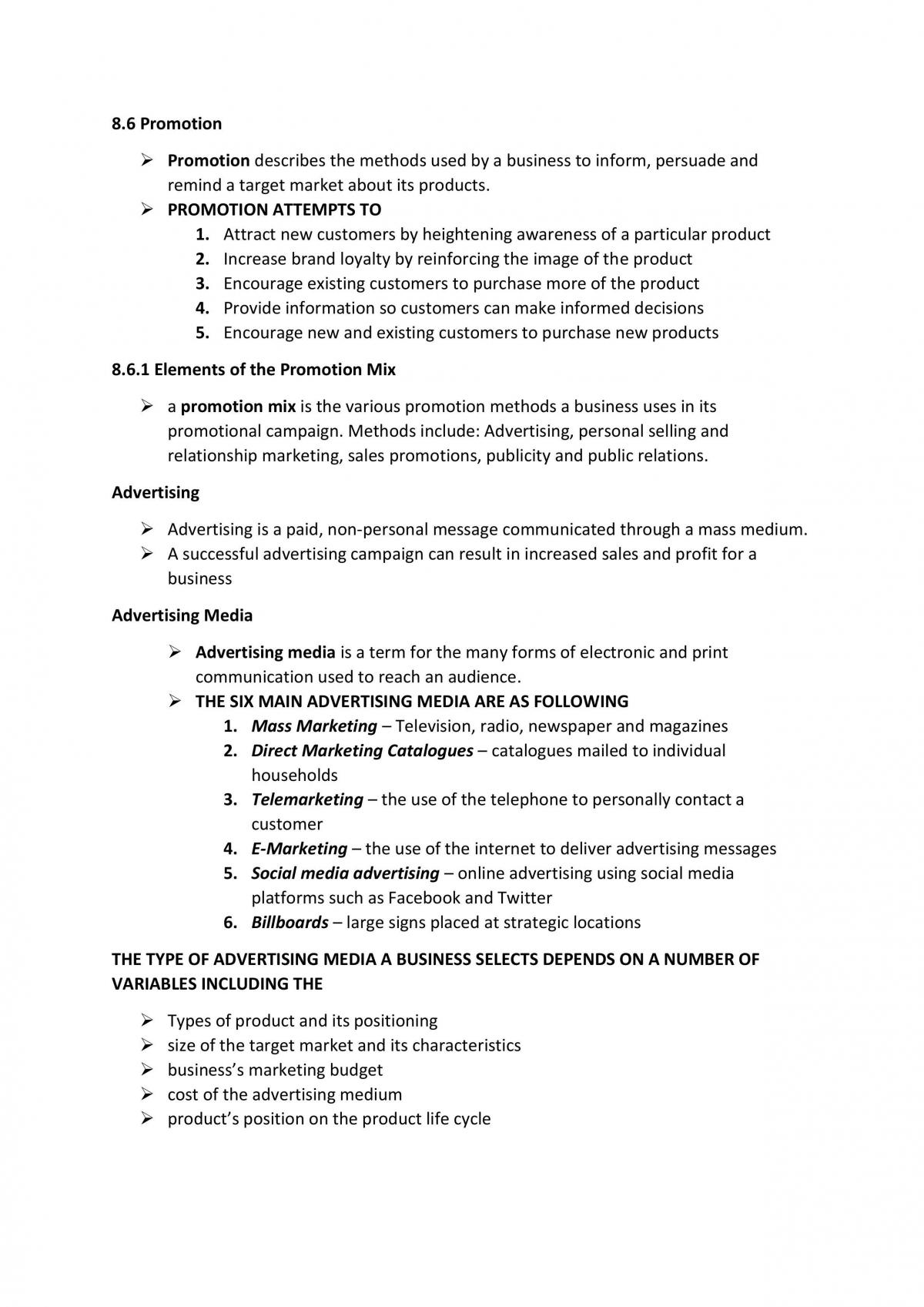 Business Studies Notes  - Page 27
