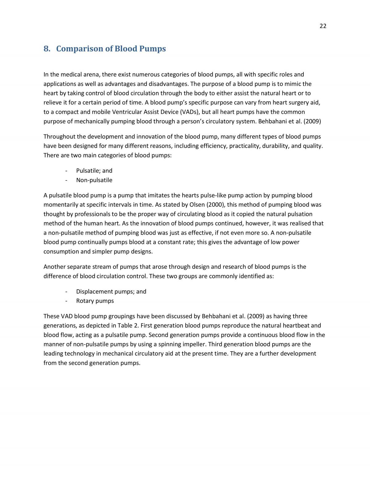 Blood Pumps Assignment - Autumn 2013 - Page 23