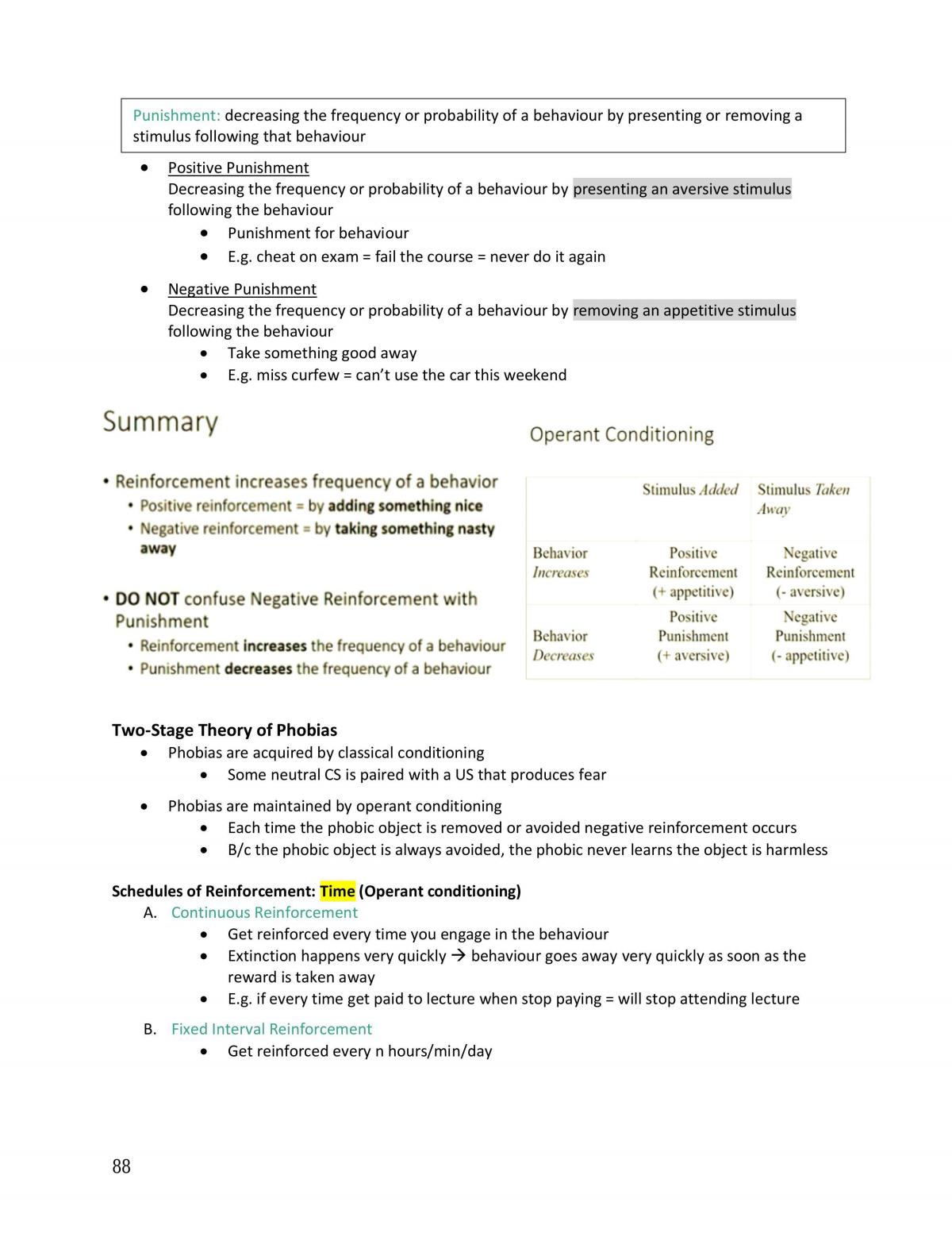Psychology Notes  - Page 88