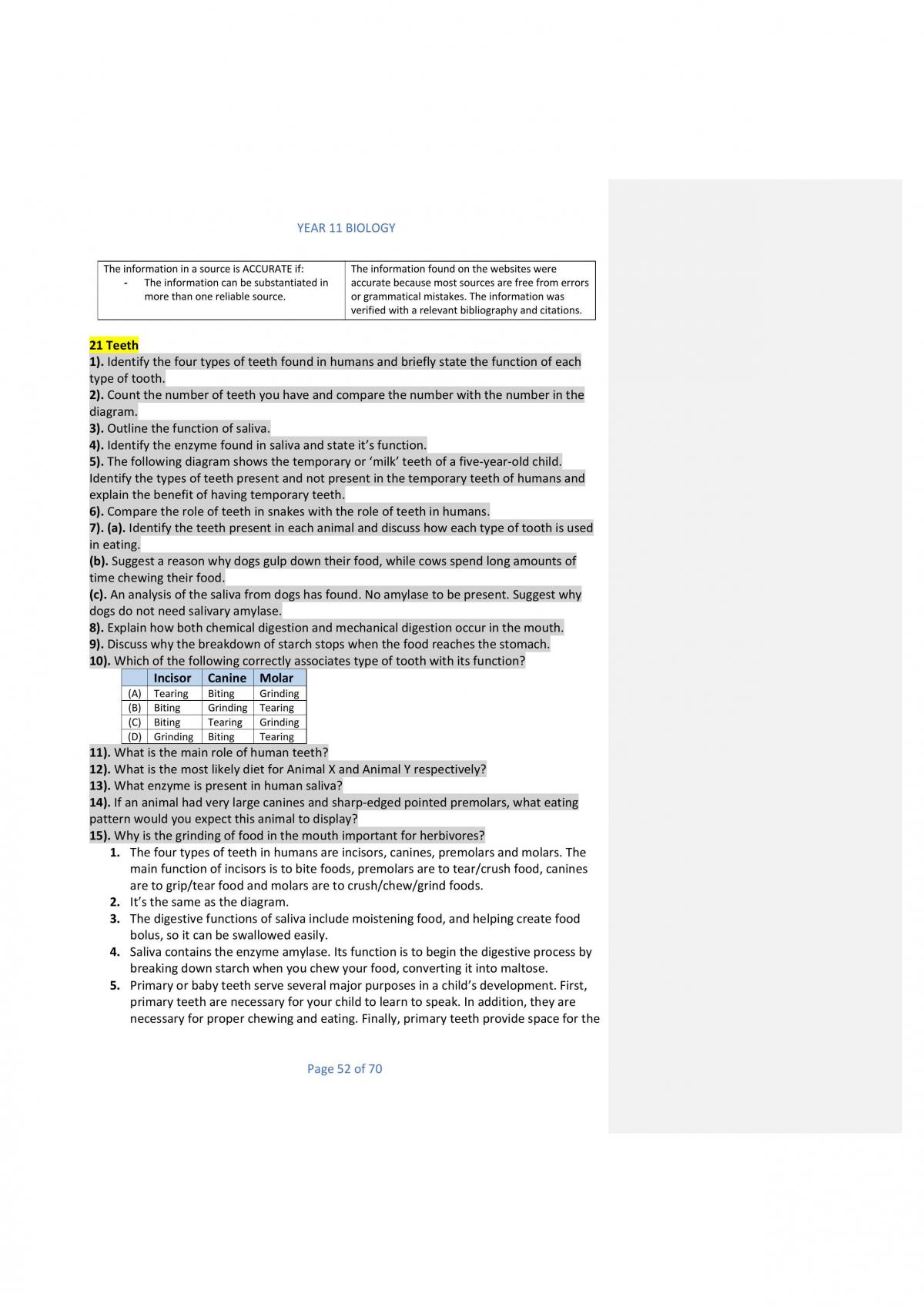 Preliminary Biology Notes - Page 52