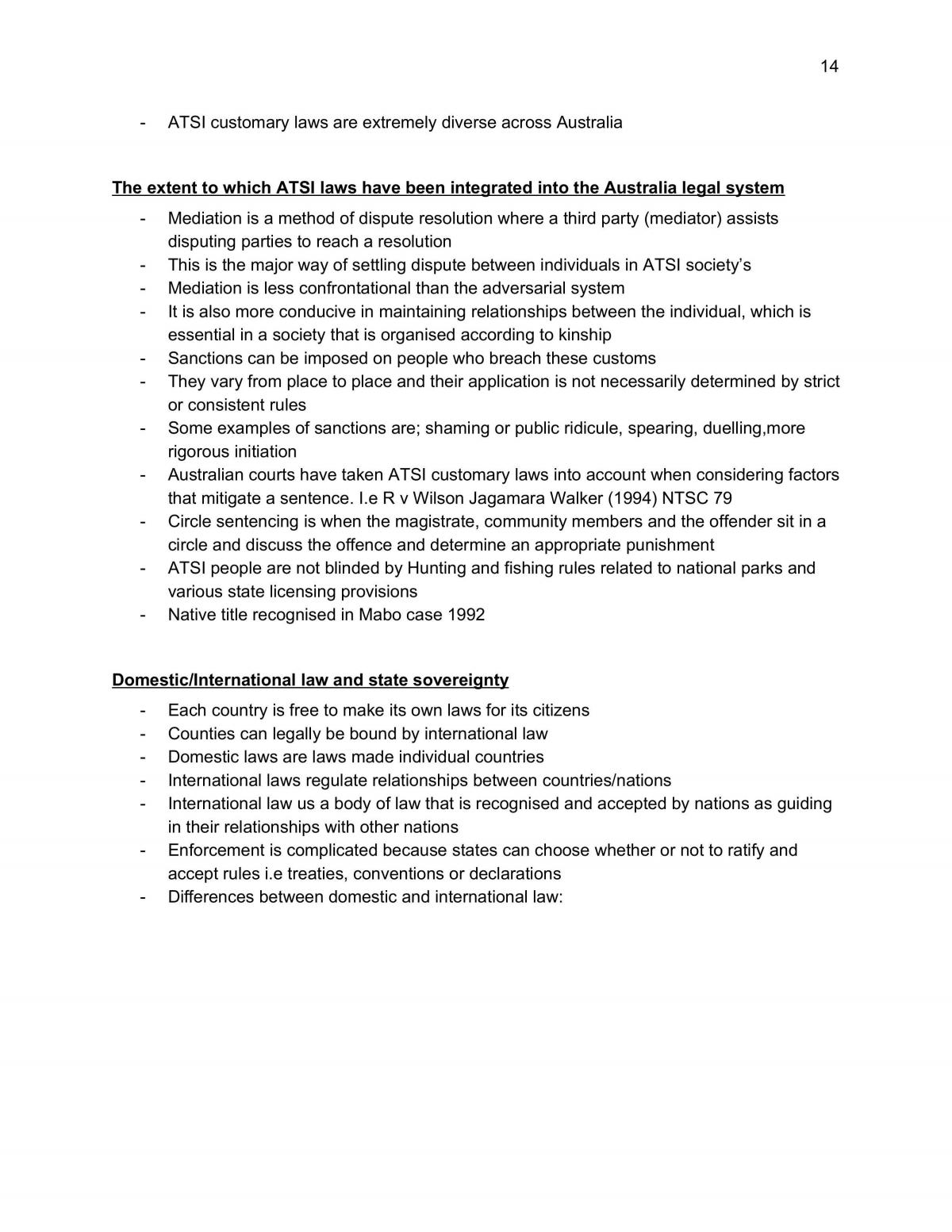 Completed Comprehensive Study Notes Legal Studies - Page 14
